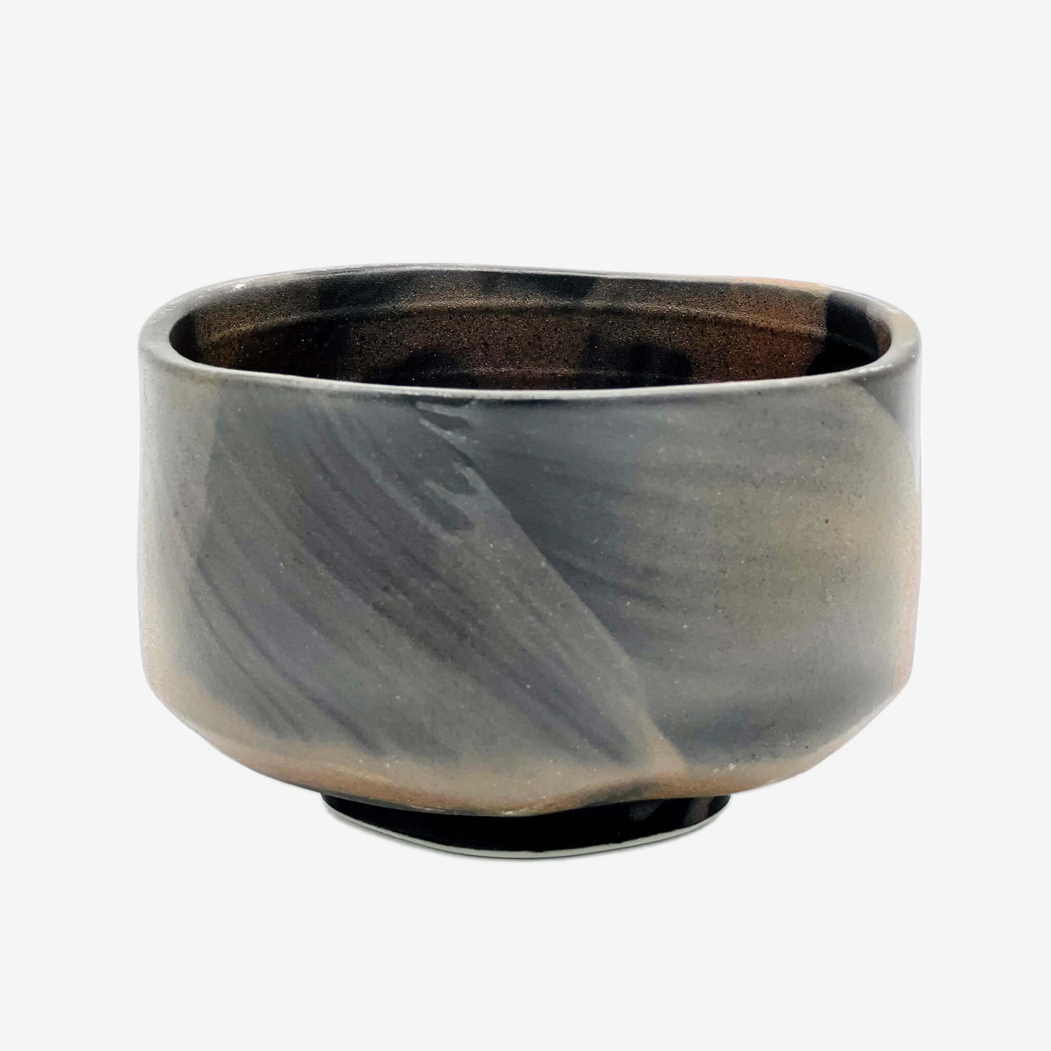 Tataki Brown Chawan - Japanese Matcha Bowl Matchaware Inoue Tea
