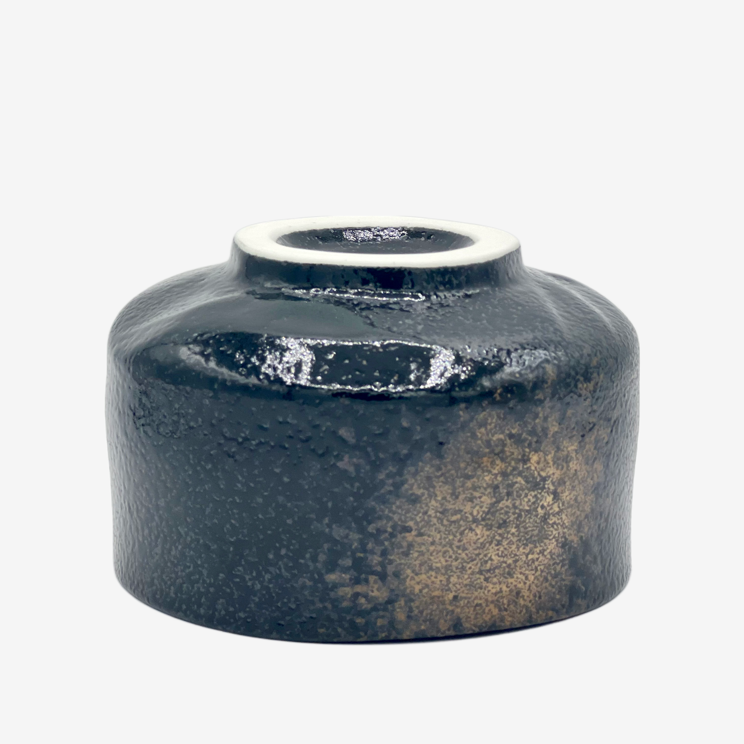 Kuro Sunafuki Black Chawan - Japanese Matcha Bowl Matchaware Inoue Tea