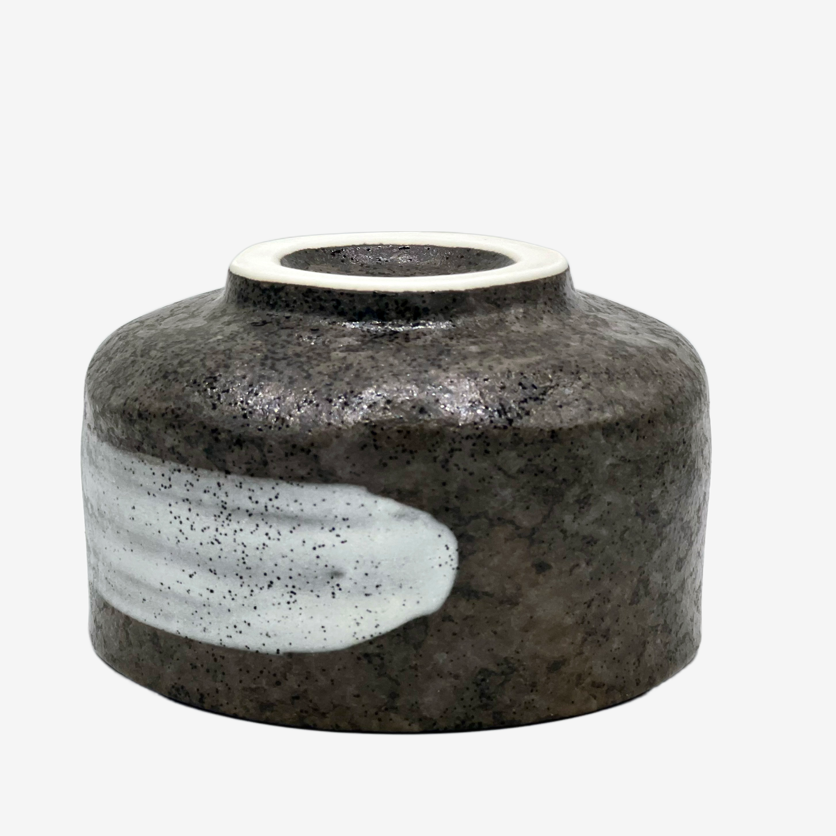 Brushstroke Gray Chawan - Japanese Matcha Bowl Matchaware Inoue Tea
