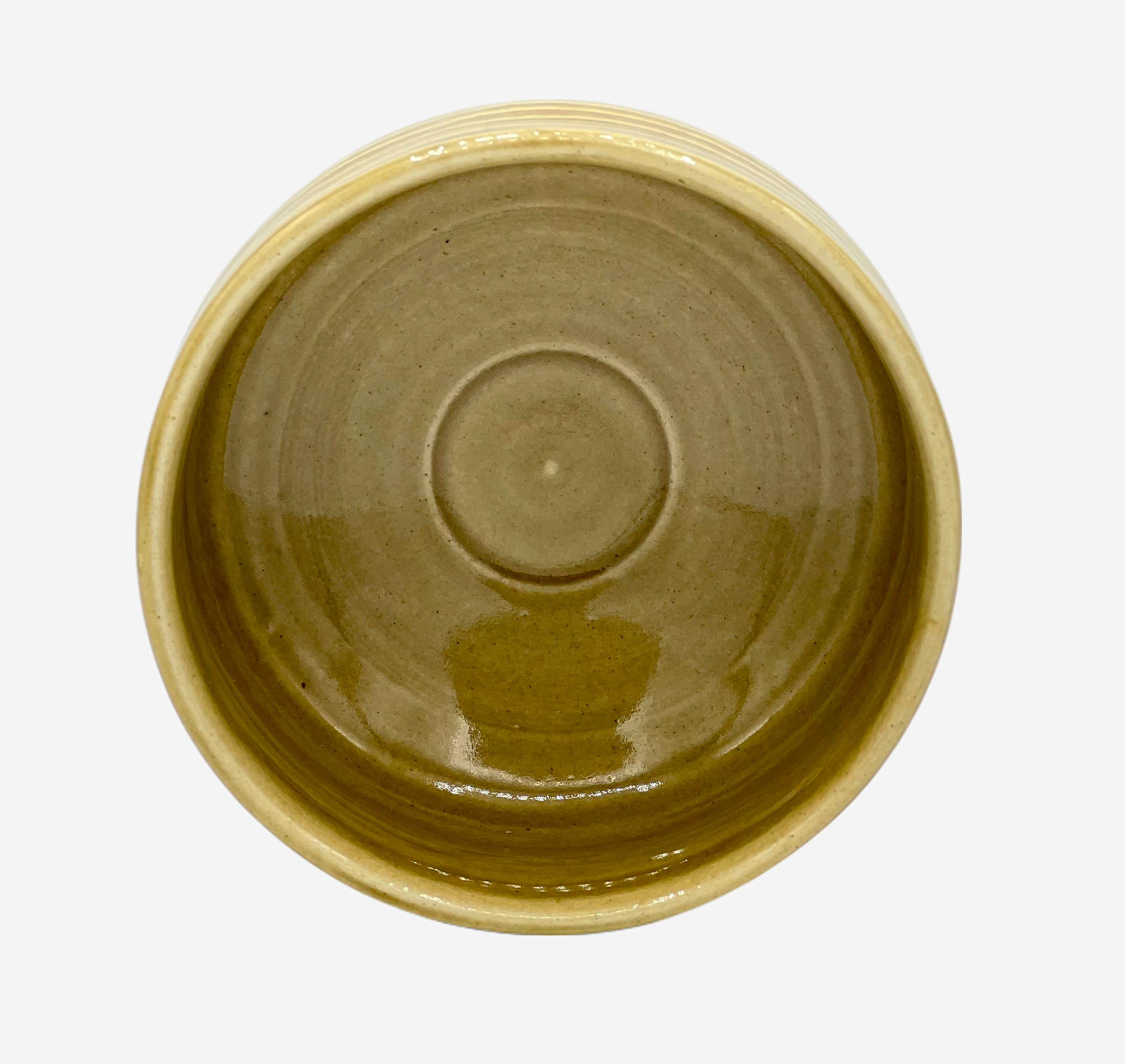 Kizeto Yellow Chawan - Japanese Matcha Bowl