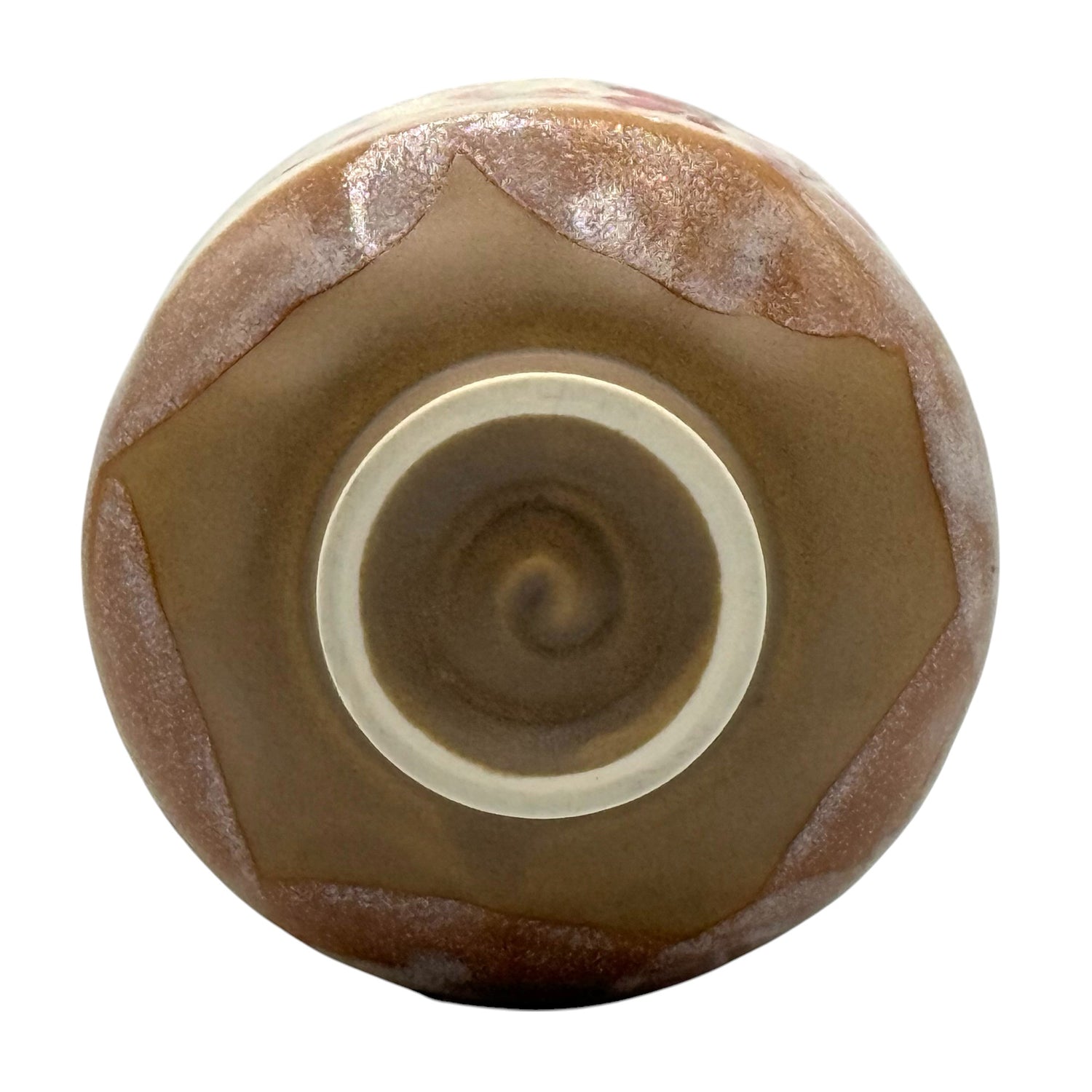 Sakura Hana Beige Mino-yaki Chawan - Japanese Mini Matcha Bowl