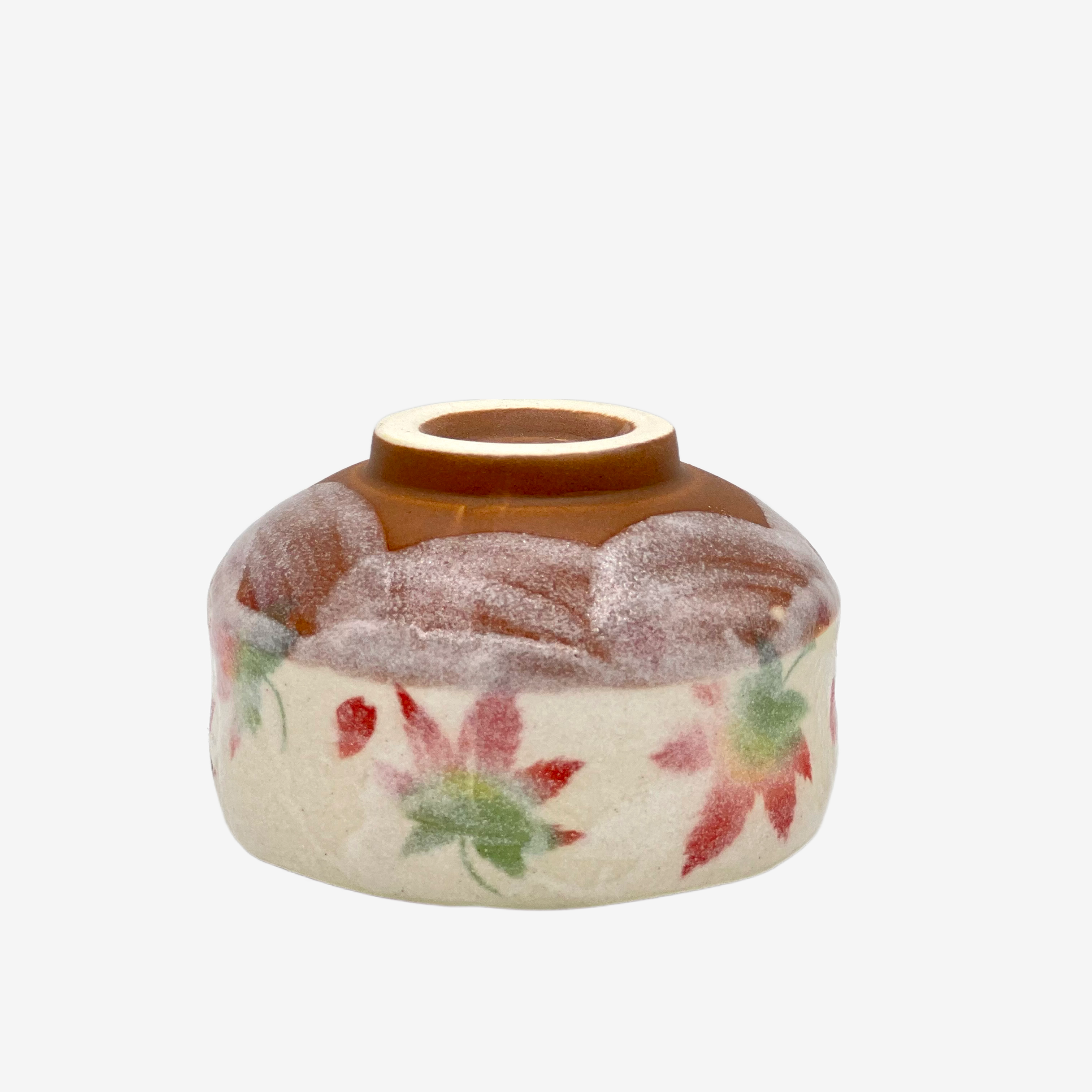 Forest Hana Beige Mini Chawan - Japanese Matcha Bowl Matchaware Inoue Tea