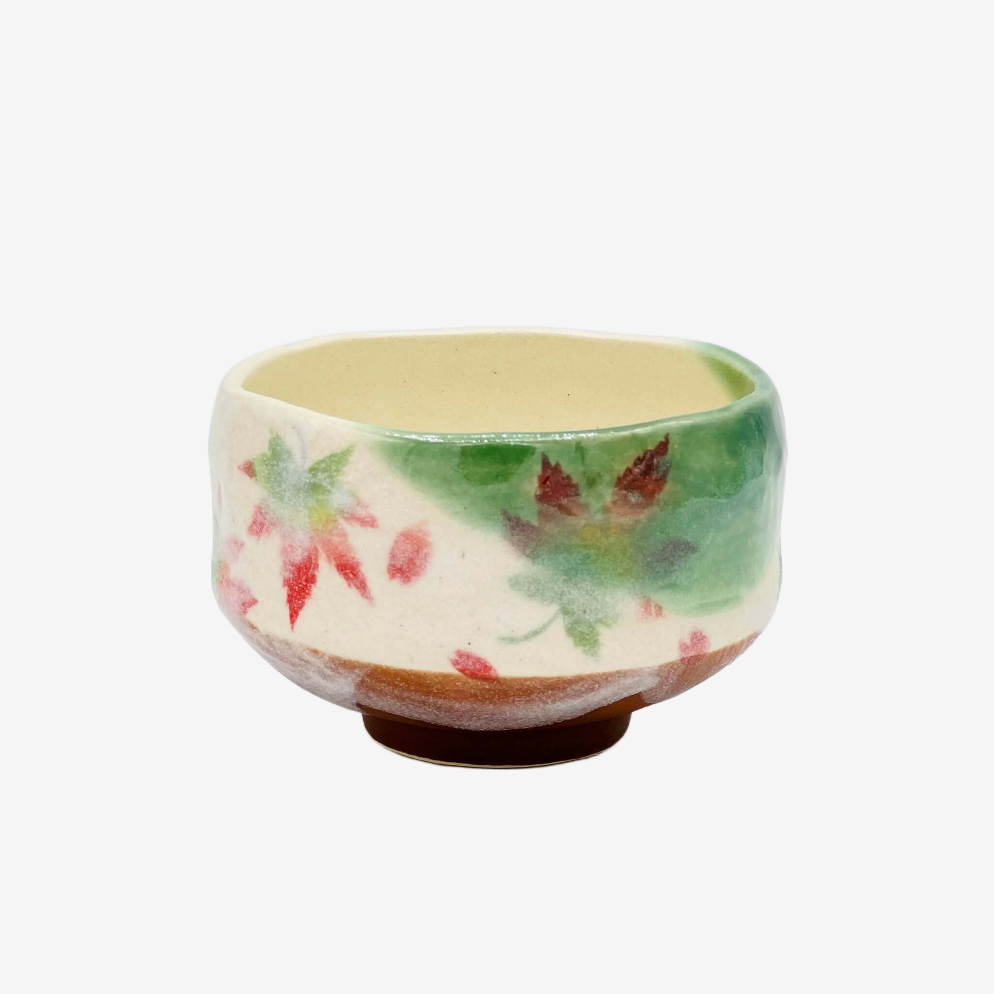 Forest Hana Beige Mini Chawan - Japanese Matcha Bowl Matchaware Inoue Tea