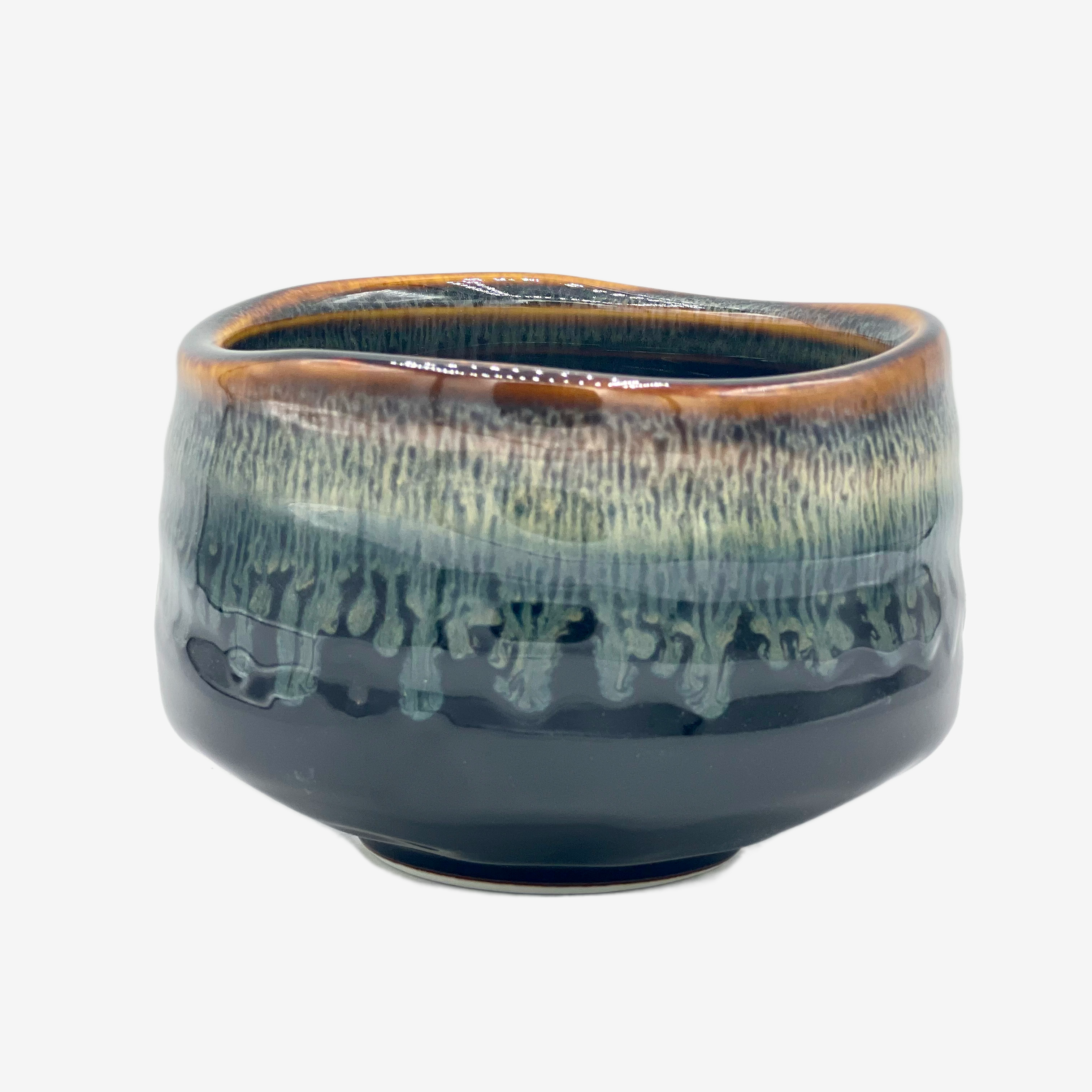 Yogan Black Chawan - Japanese Matcha Bowl Matchaware Inoue Tea