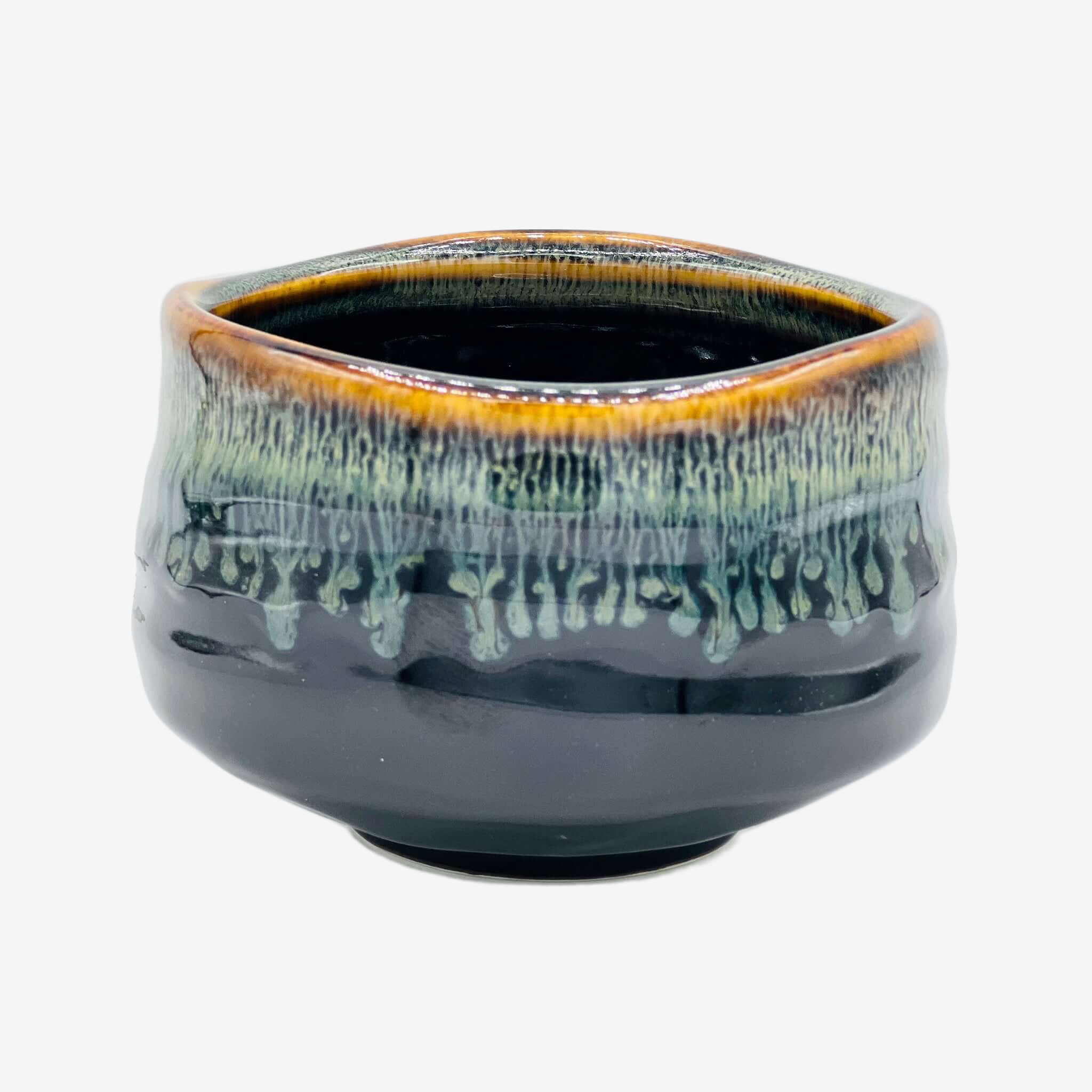Yogan Black Chawan - Japanese Matcha Bowl Matchaware Inoue Tea