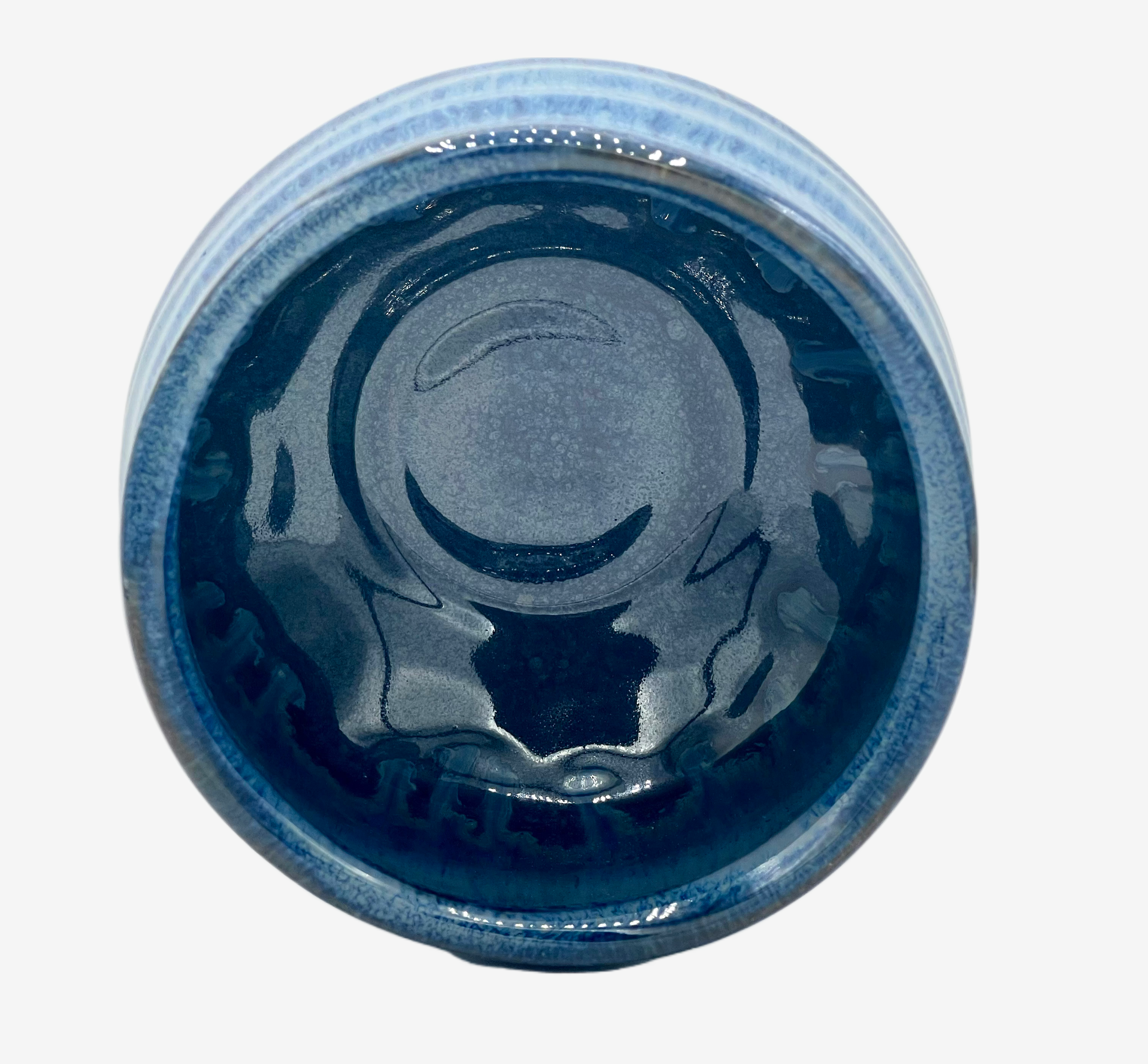 Tsuki Blue Chawan - Japanese Matcha Bowl Matchaware Inoue Tea
