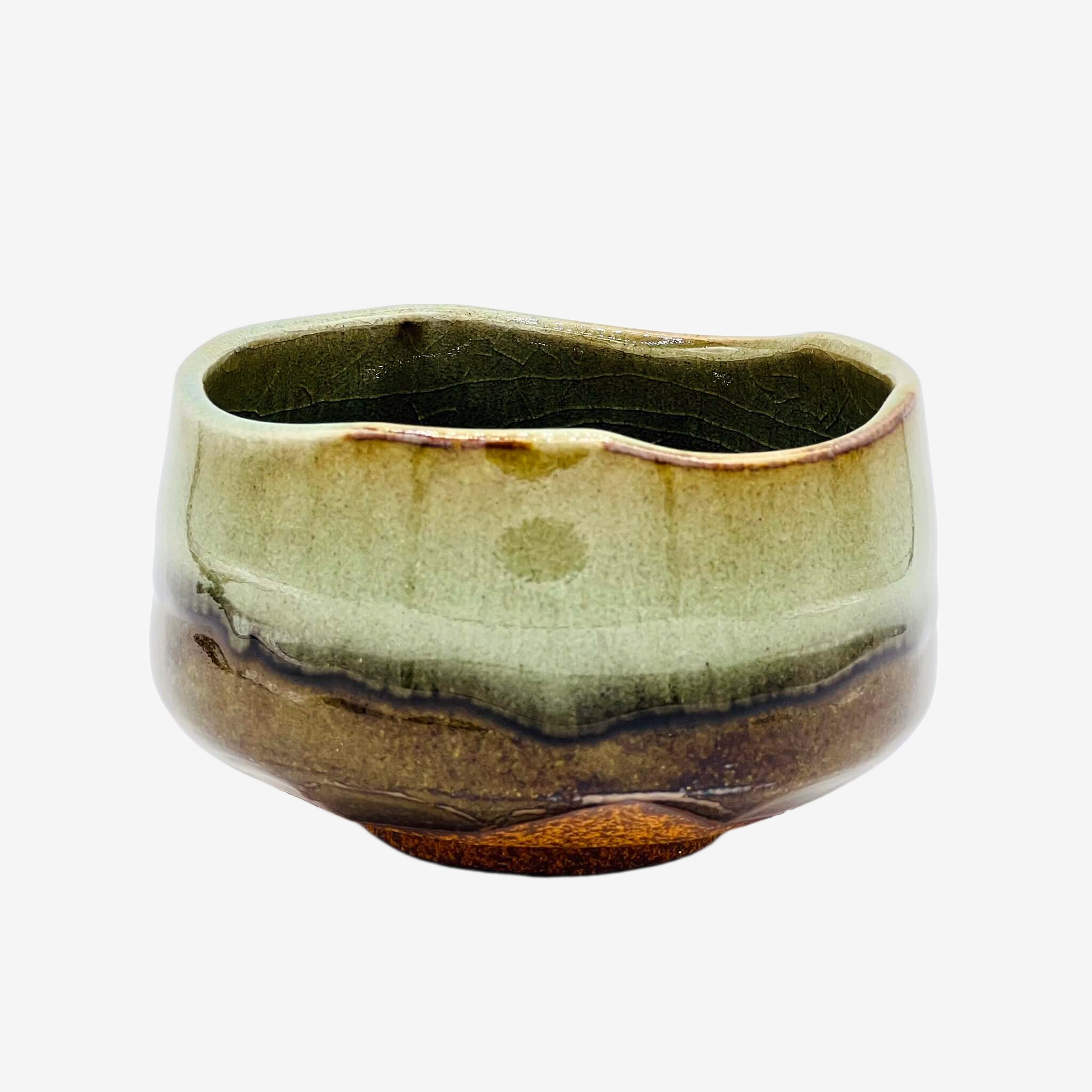 Dokutsu Brown Chawan - Japanese Matcha Bowl Matchaware Inoue Tea