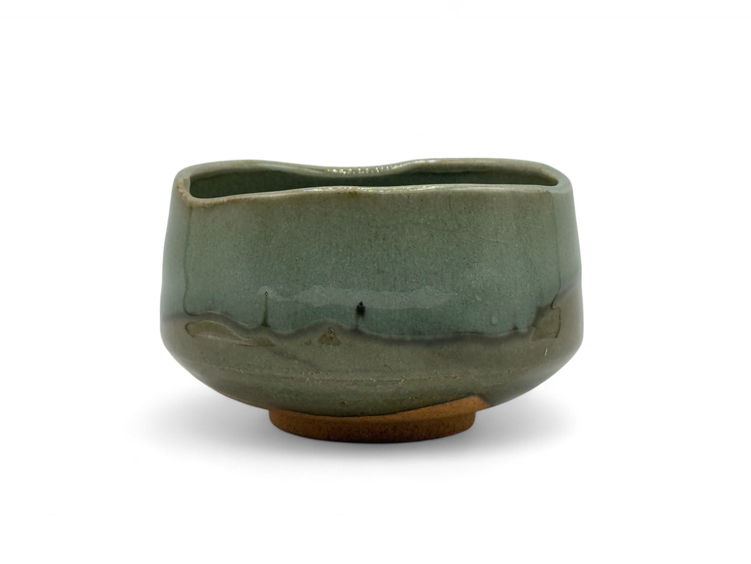 Dokutsu Brown Mino-yaki Chawan - Japanese Matcha Bowl