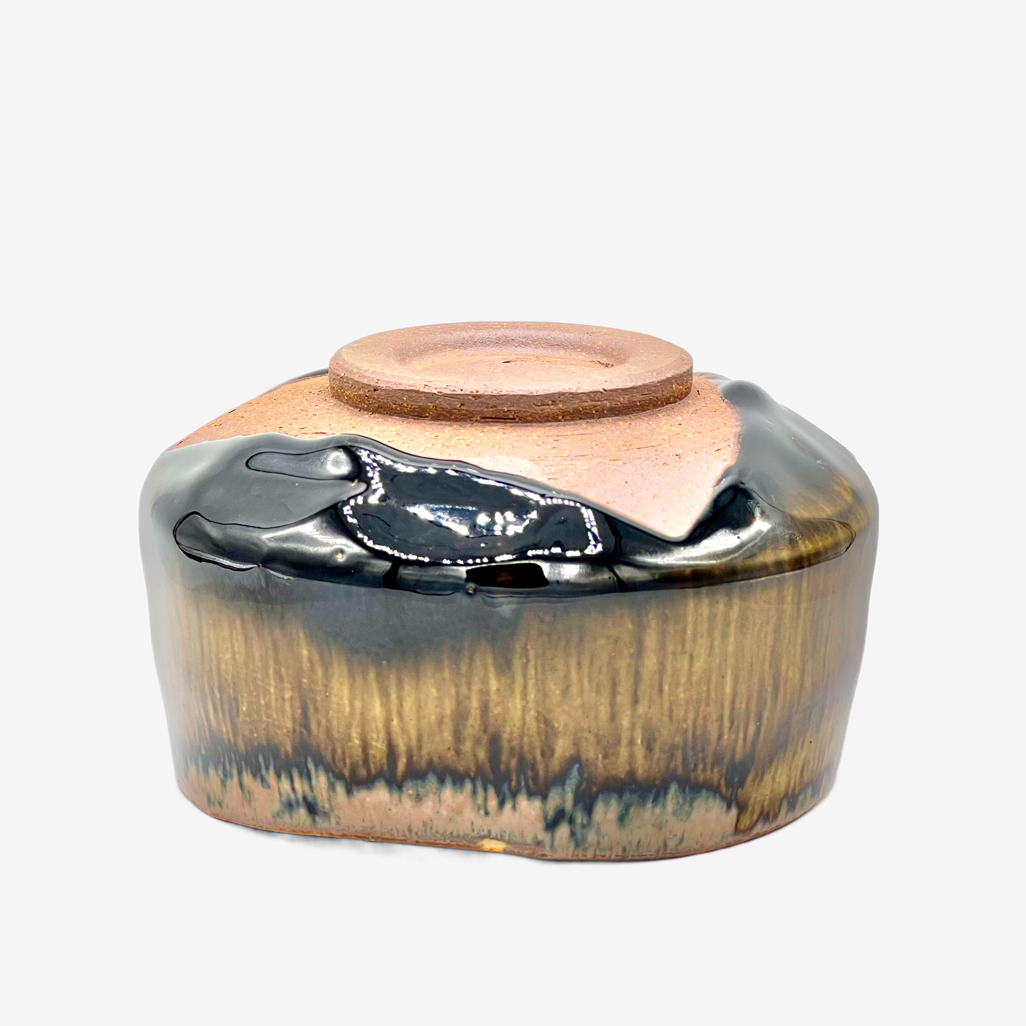 Kotaro Black Chawan Set - Japanese Matcha Bowl Matchaware Inoue Tea