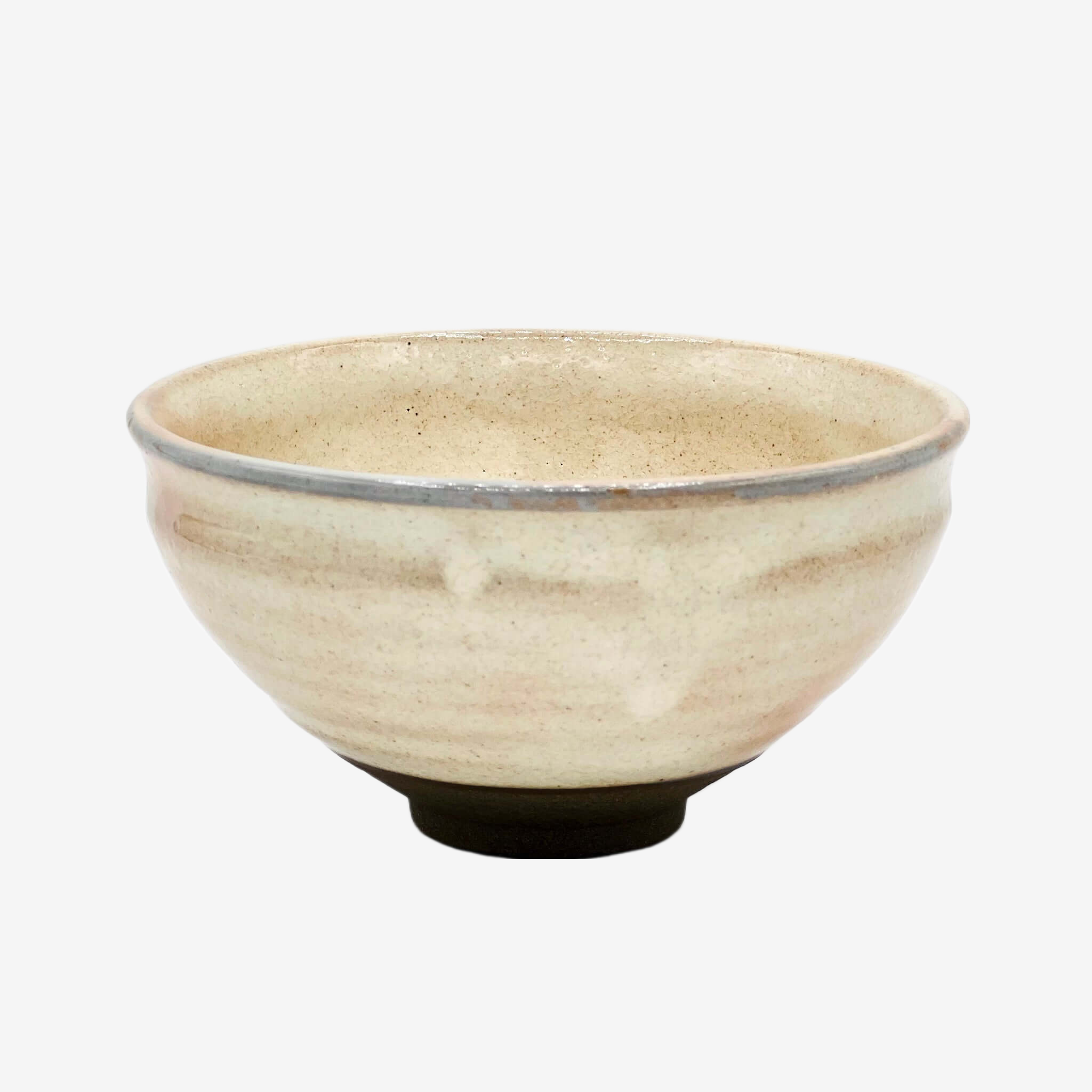 Tenmoku White Ido Chawan - Japanese Matcha Bowl Matchaware Inoue Tea