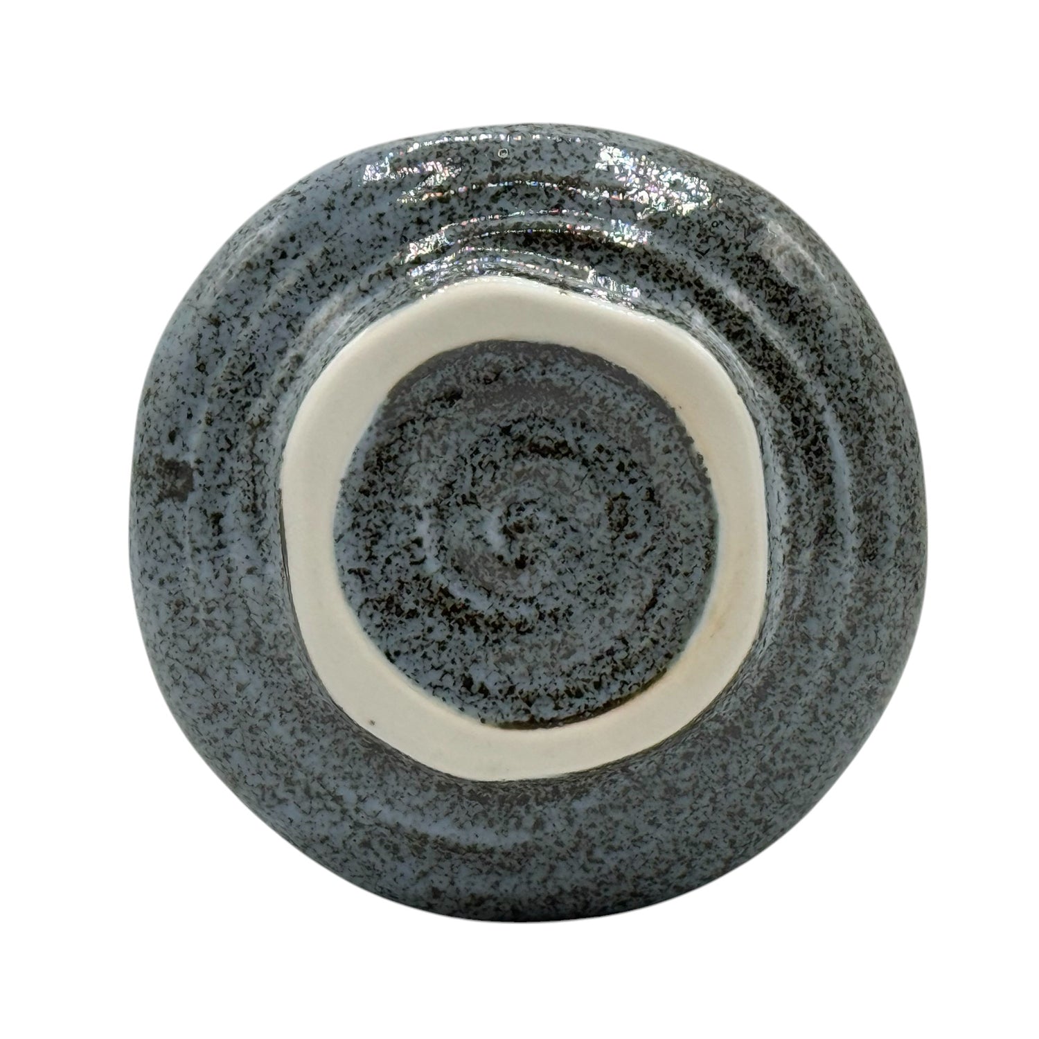 Sagano Mikage Gray Mino-yaki Chawan - Japanese Mini Matcha Bowl