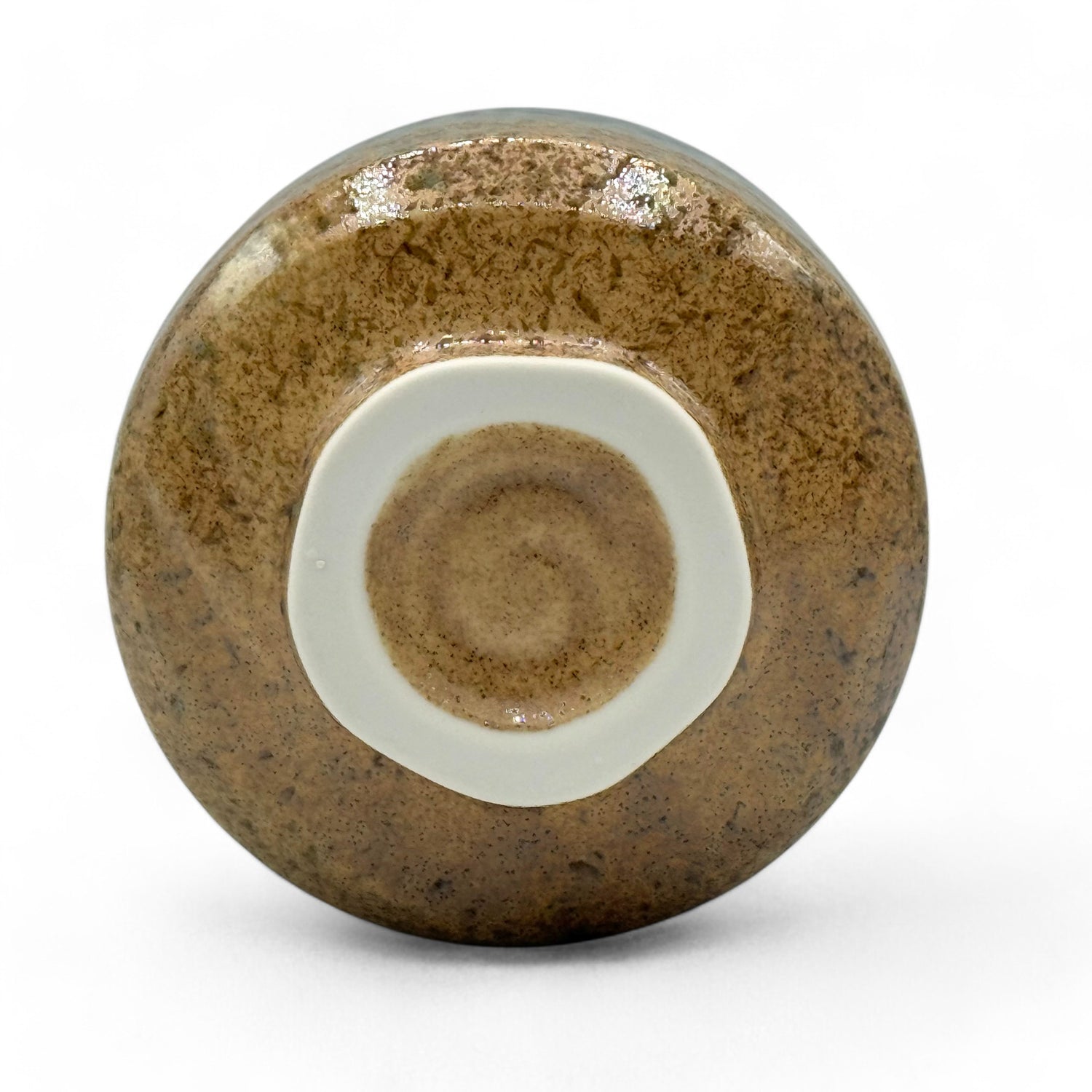 Sunaji Ainagashi Brown Mino-yaki Chawan - Japanese Matcha Bowl