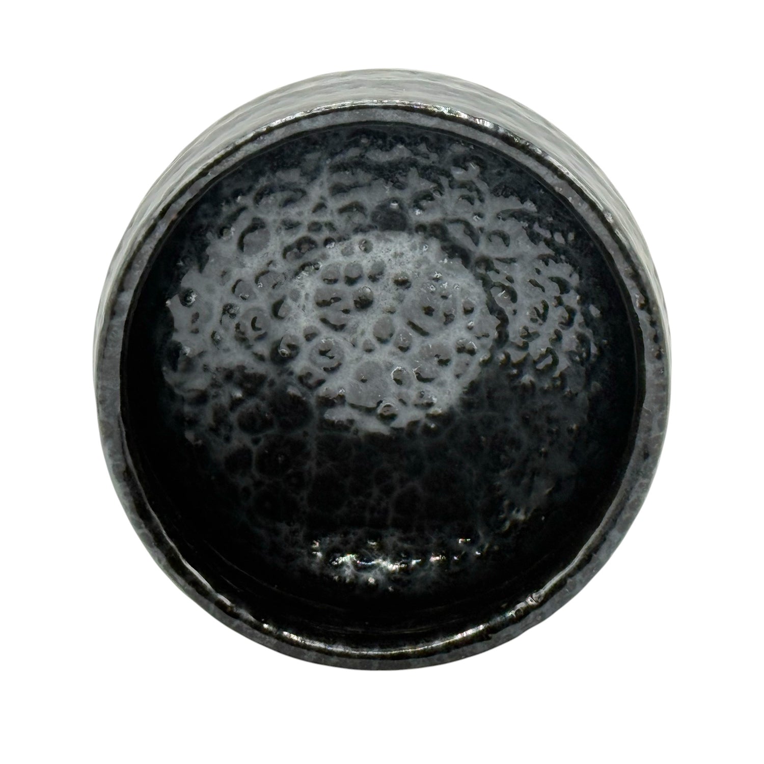 Abura Kaze Black Mino-yaki Chawan (Wooden Box) - Japanese Matcha Bowl