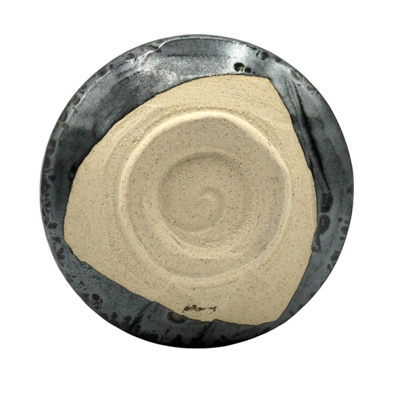 Abura Kaze Black Mino-yaki Chawan (Wooden Box) - Japanese Matcha Bowl