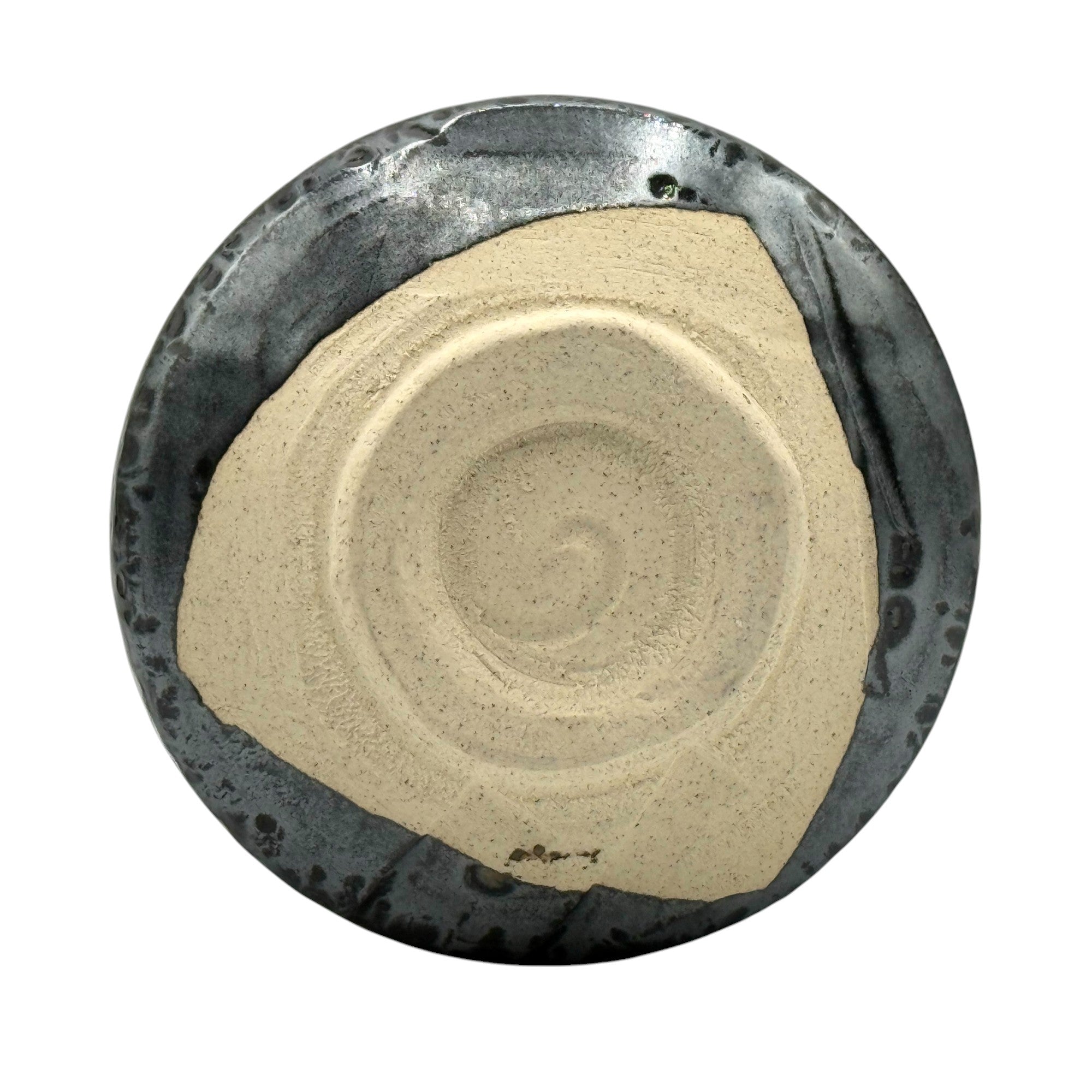 Abura Kaze Black Mino-yaki Chawan (Wooden Box) - Japanese Matcha Bowl