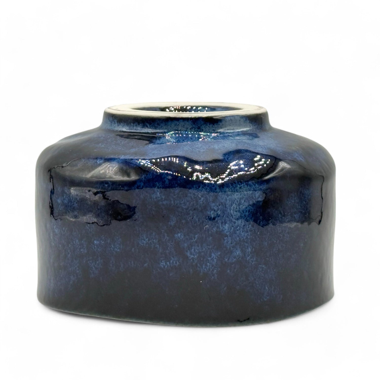 Ginga Blue Mino-yaki Chawan Set - Japanese Matcha Bowl