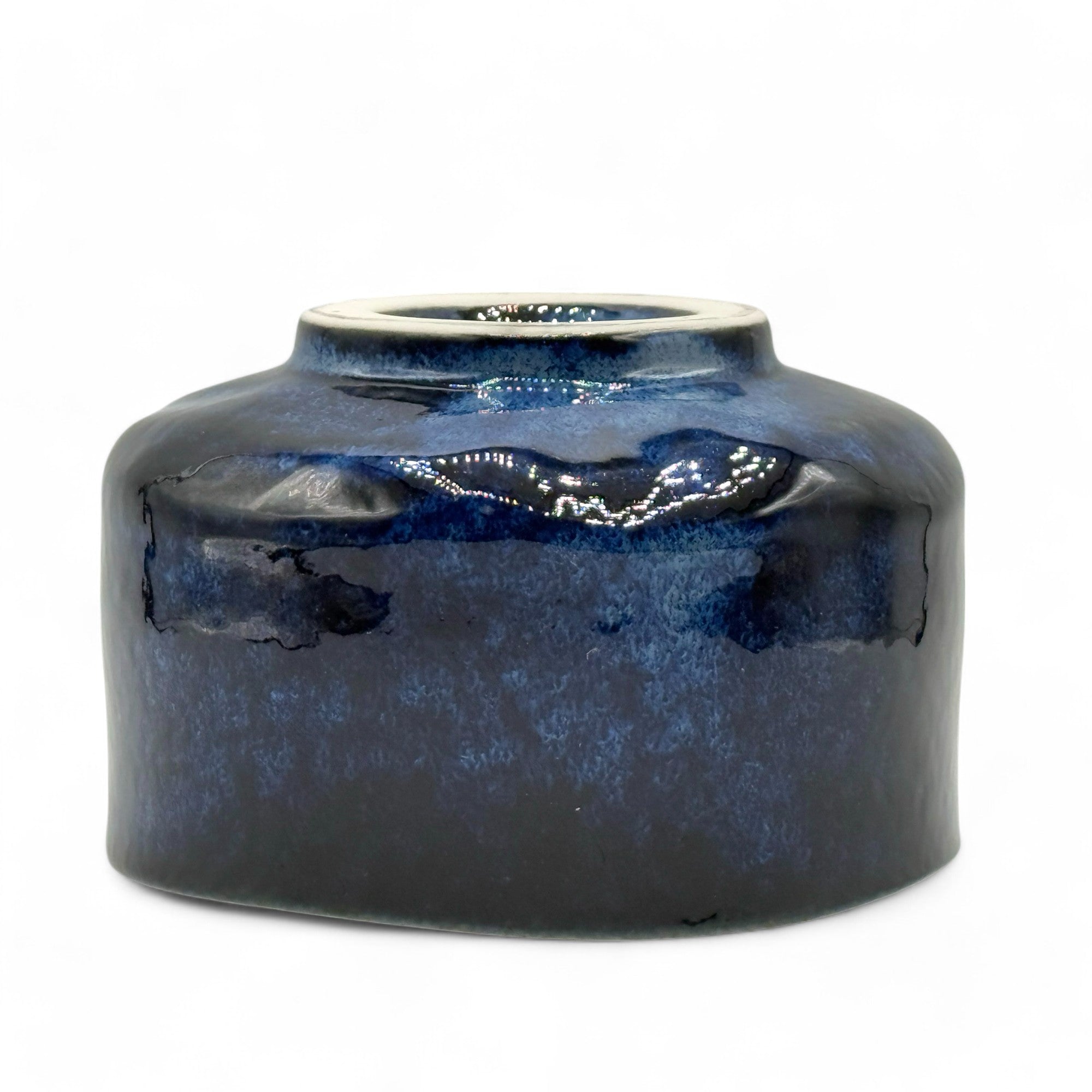 Ginga Blue Mino-yaki Chawan Set - Japanese Matcha Bowl