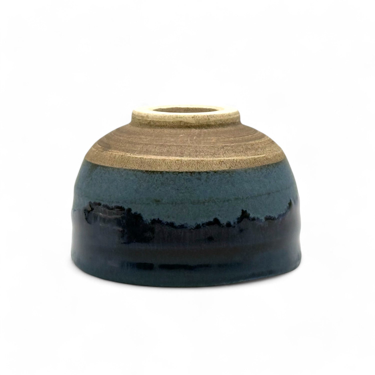 Umi Blue Mino-yaki Chawan - Japanese Mini Matcha Bowl