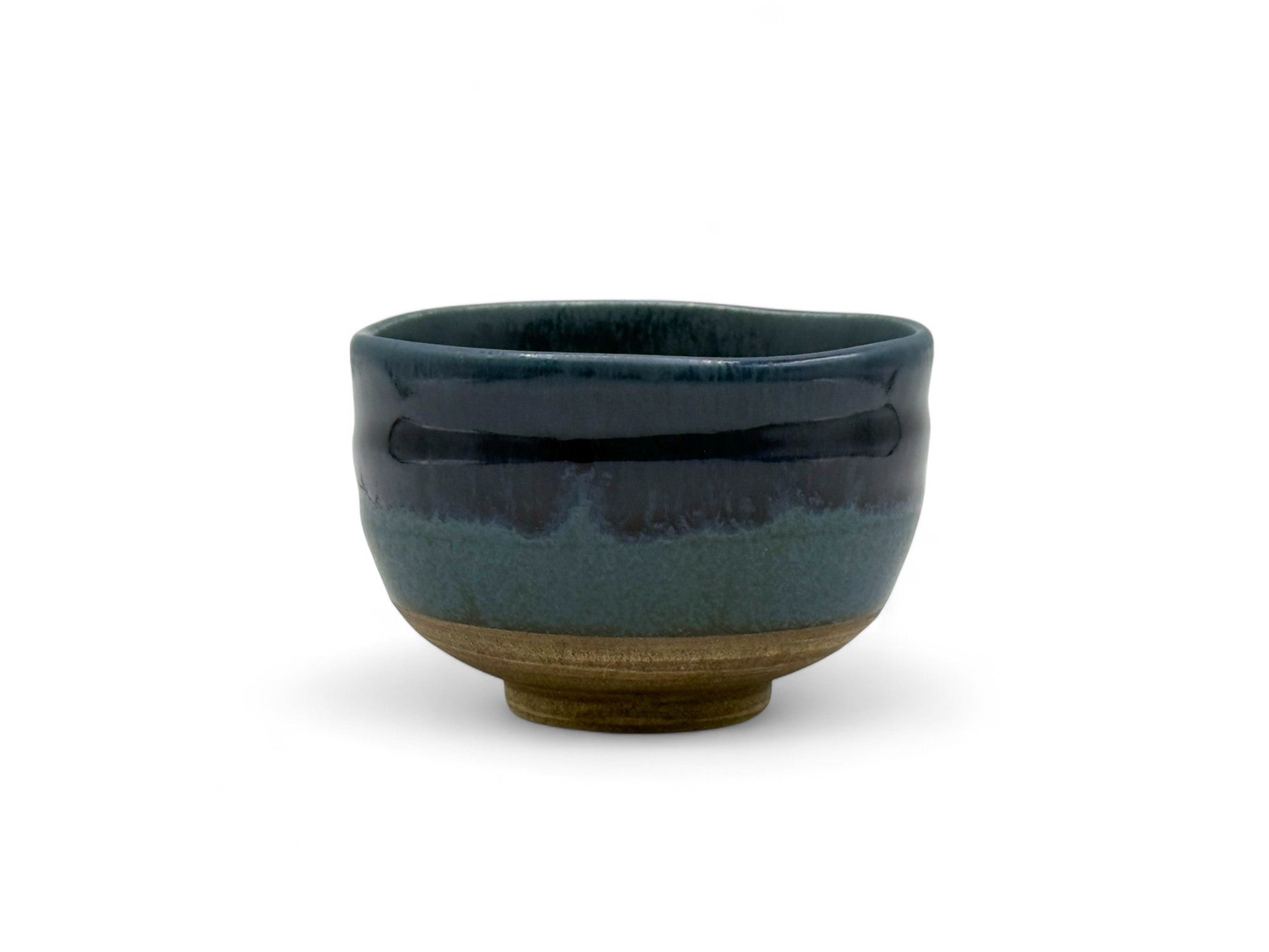 Umi Blue Mino-yaki Chawan - Japanese Mini Matcha Bowl