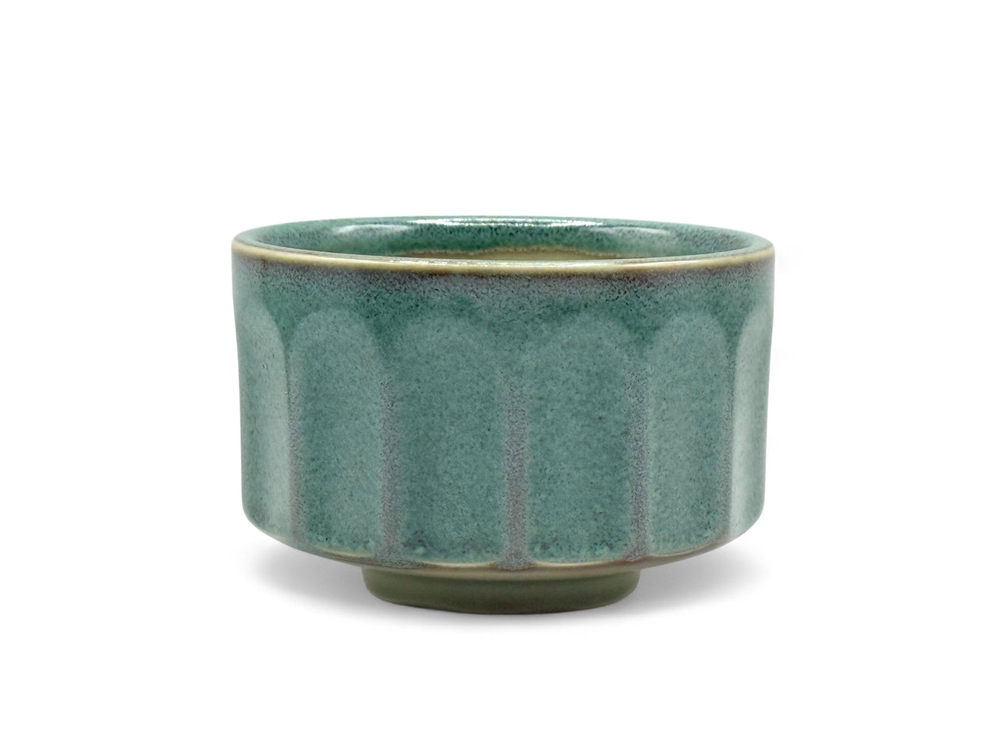 Tetra Hisuimaru Green Mino-yaki Chawan - Japanese Matcha Bowl