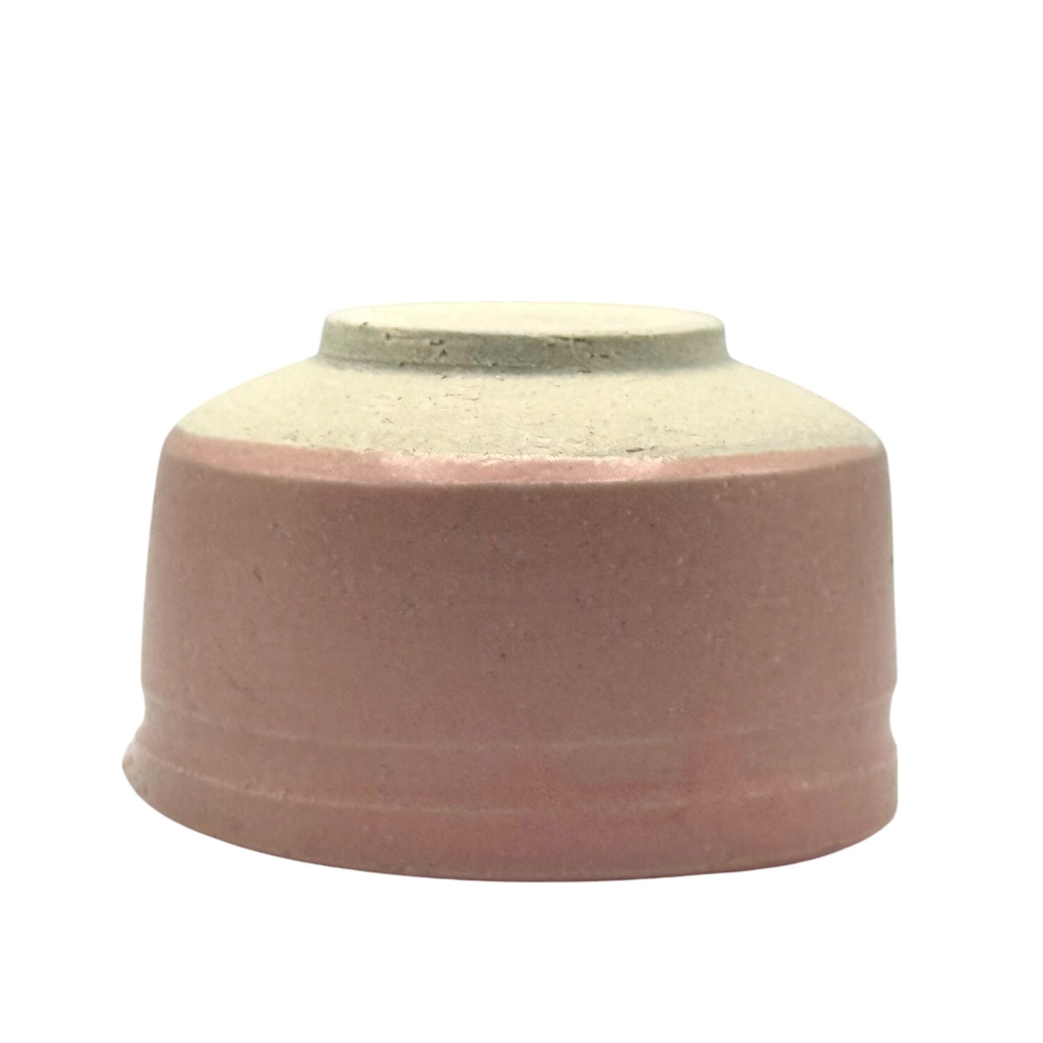 Momo Pink Kataguchi Mino-yaki Chawan - Japanese Matcha Bowl