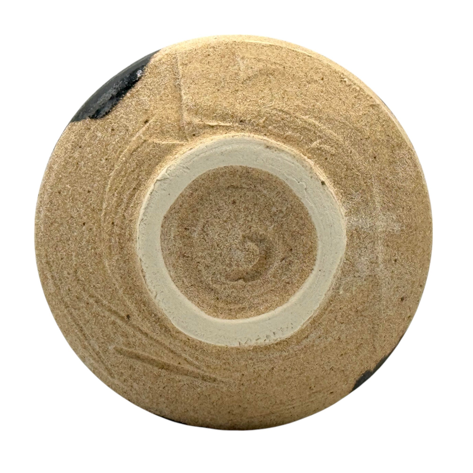 Iga Unofu Sand Mino-yaki Chawan - Japanese Matcha Bowl