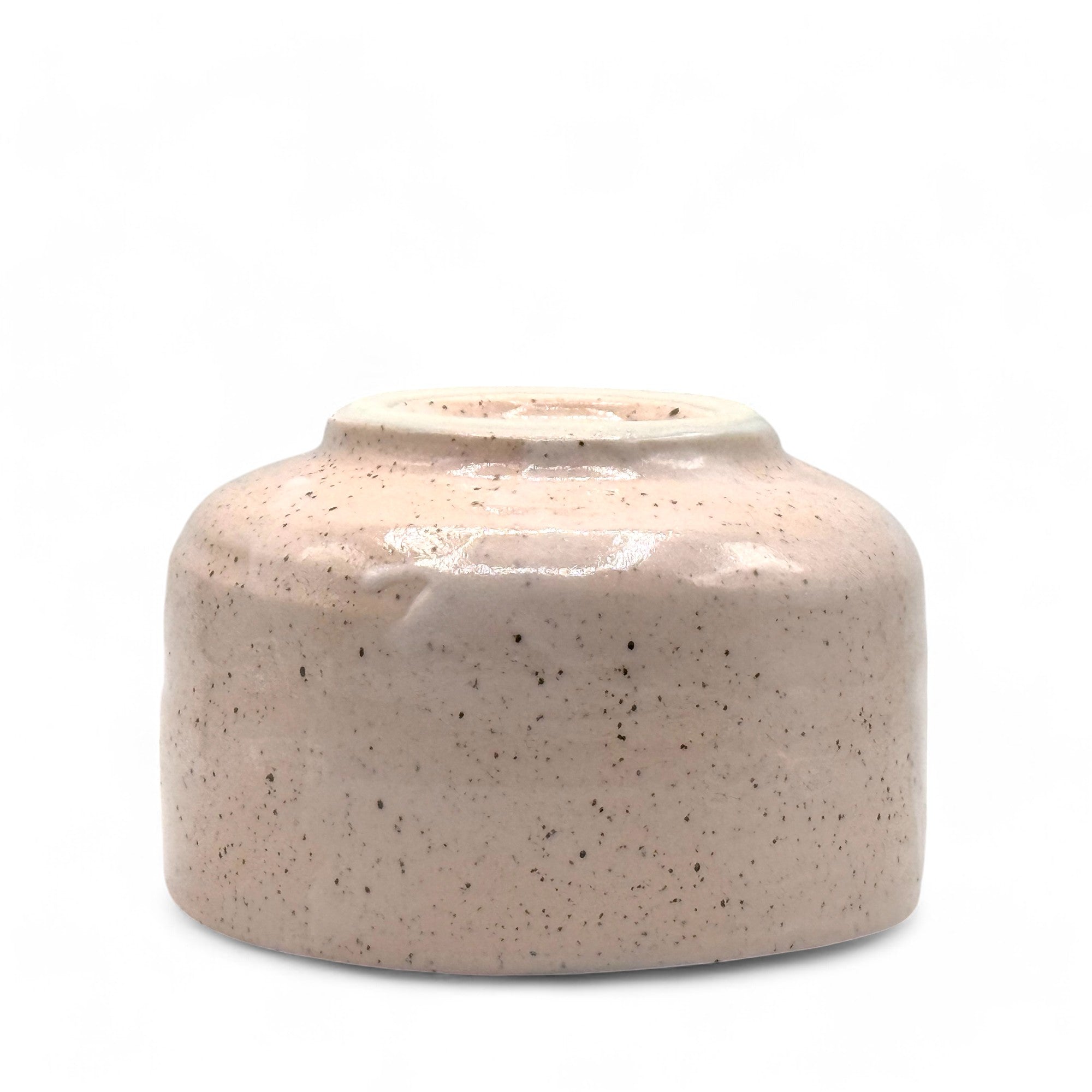 Momoyama Sansui Pink Mino-yaki Chawan - Japanese Matcha Bowl