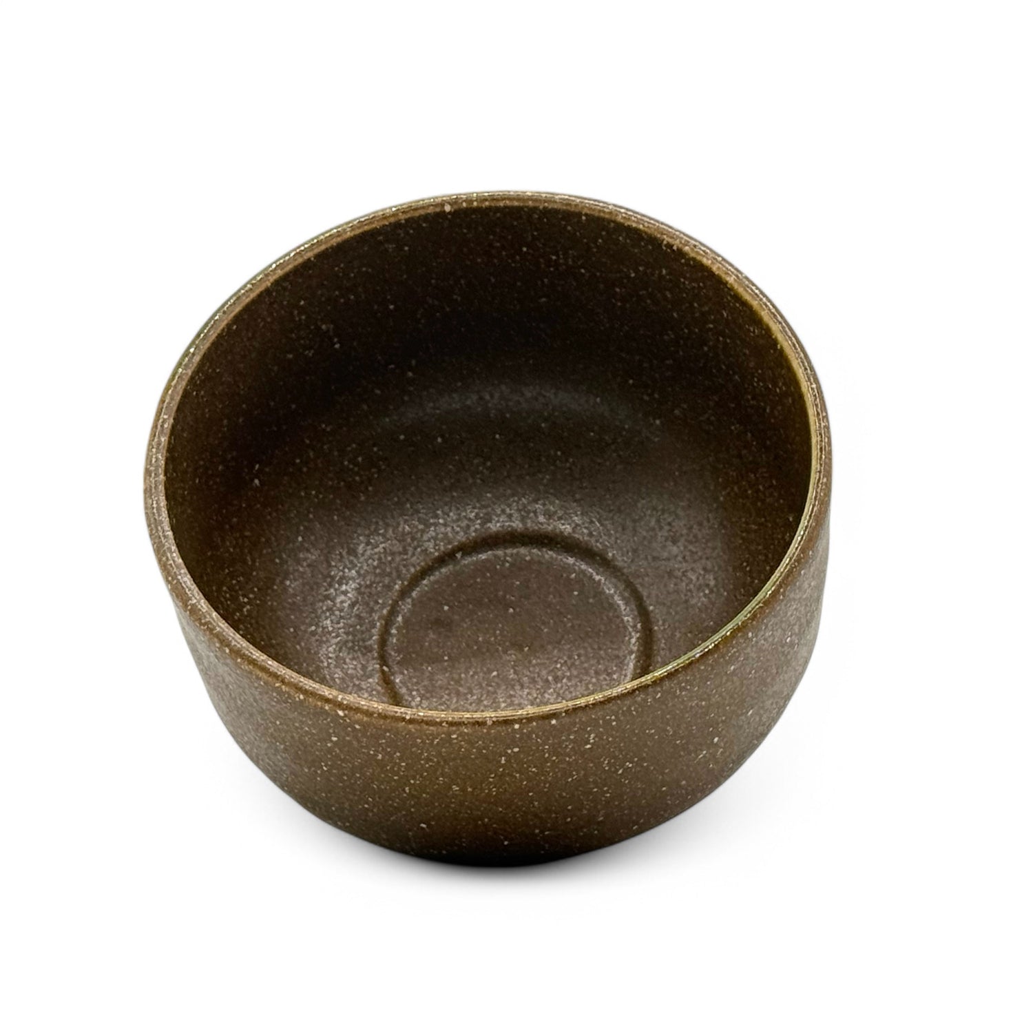 Kamishiro Brown Mino-yaki Chawan - Japanese Matcha Bowl