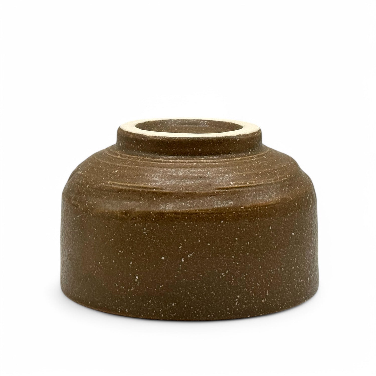 Kamishiro Brown Mino-yaki Chawan - Japanese Matcha Bowl
