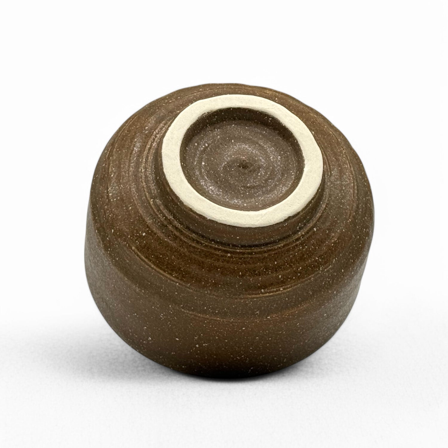 Kamishiro Brown Mino-yaki Chawan - Japanese Matcha Bowl