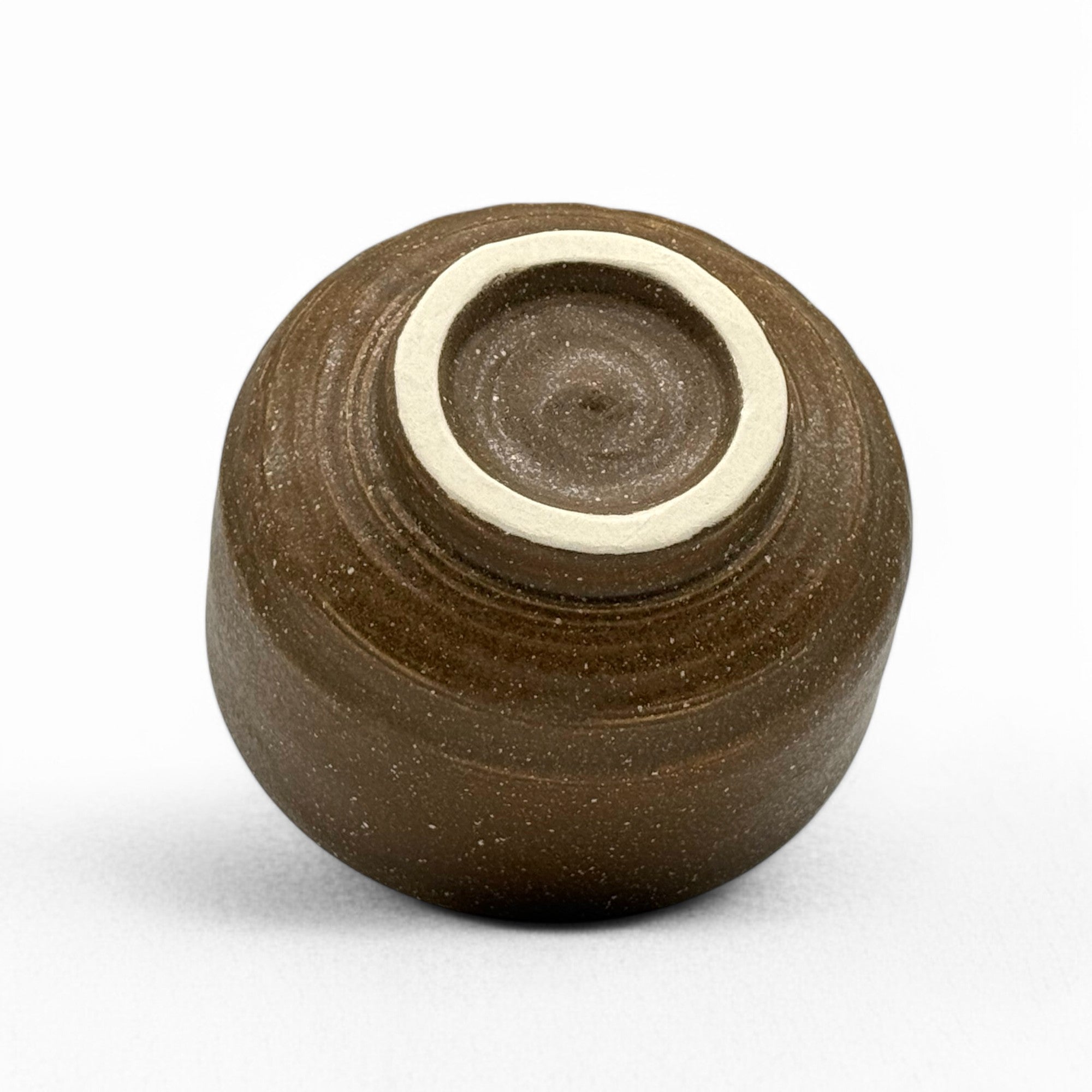 Kamishiro Brown Mino-yaki Chawan - Japanese Matcha Bowl