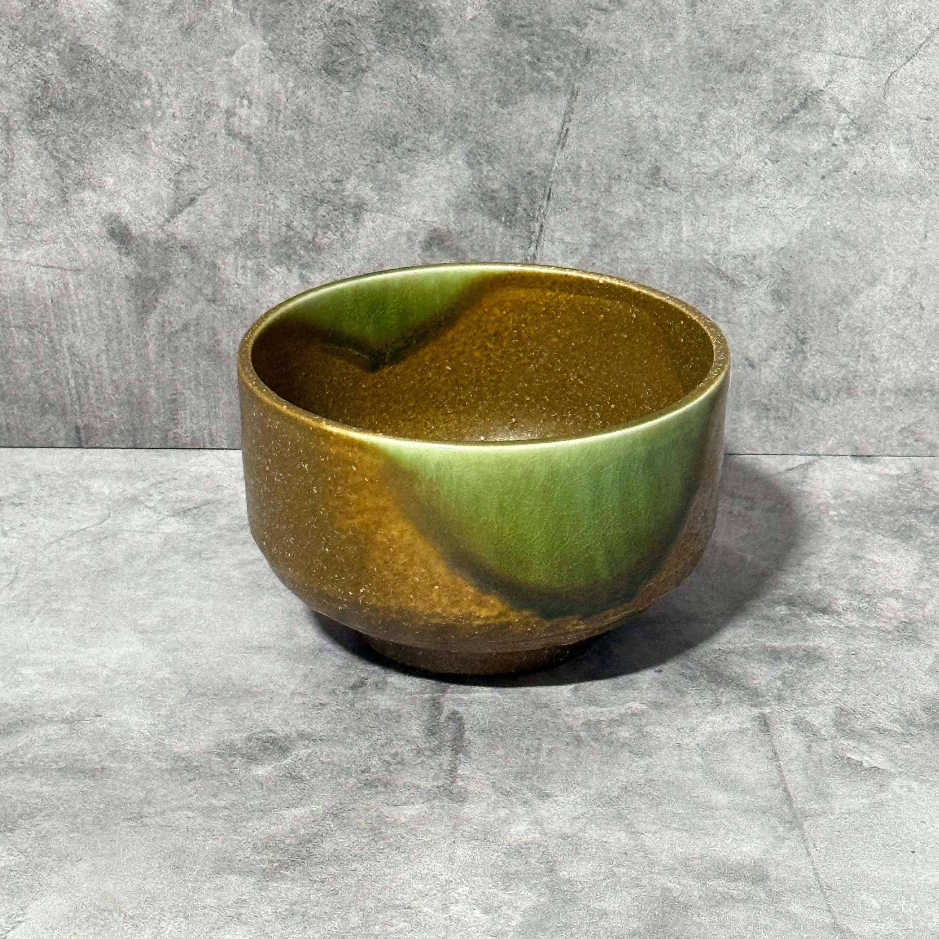 Kamishiro Brown Mino-yaki Chawan - Japanese Matcha Bowl