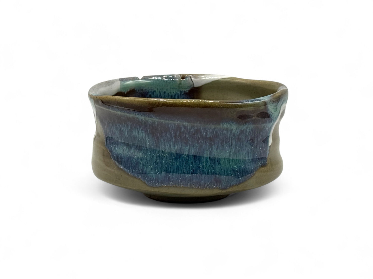 Tanaka Green Mino-yaki Chawan - Japanese Matcha Bowl