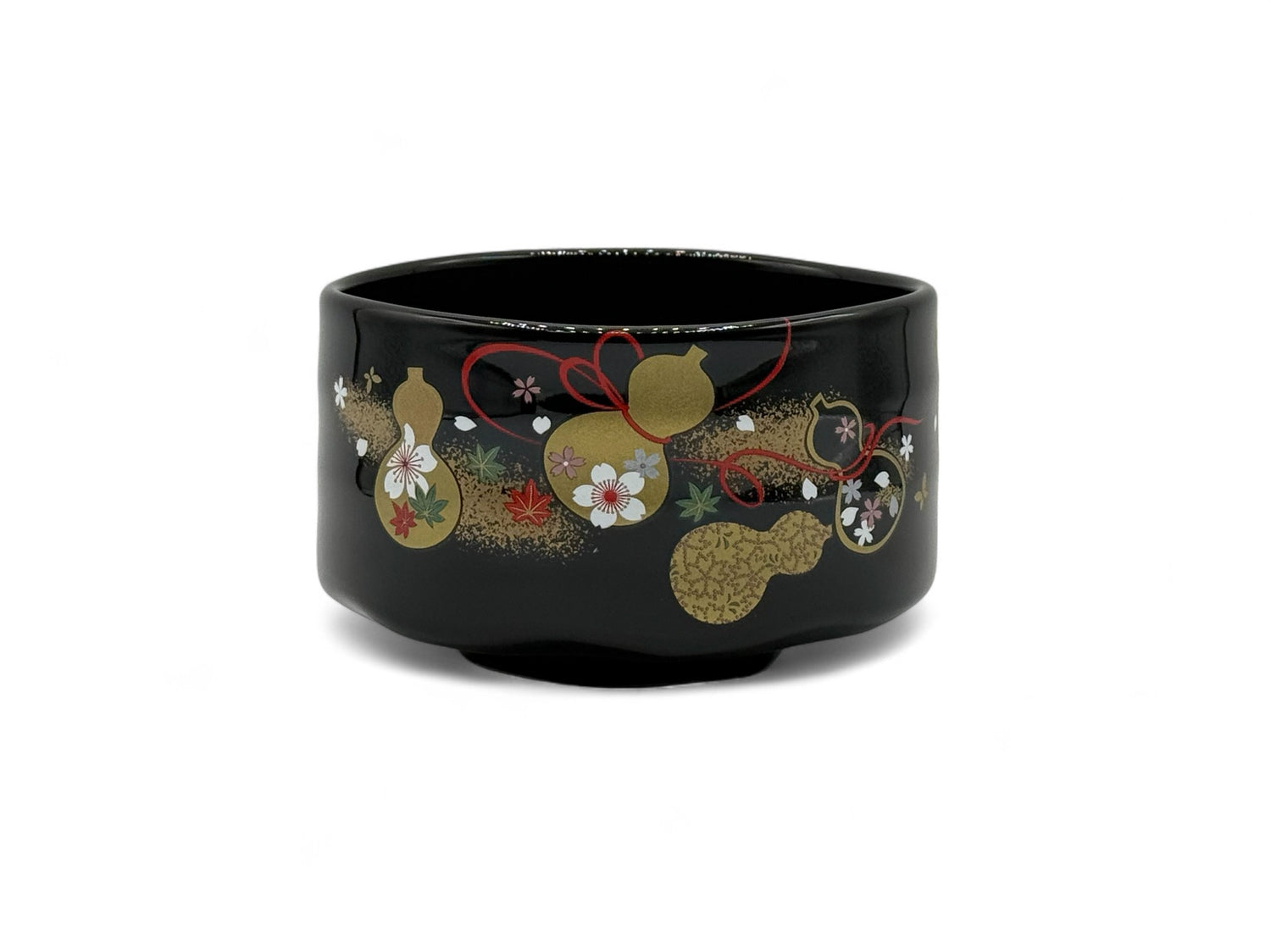Shoko En Black Mino-yaki Chawan - Japanese Matcha Bowl