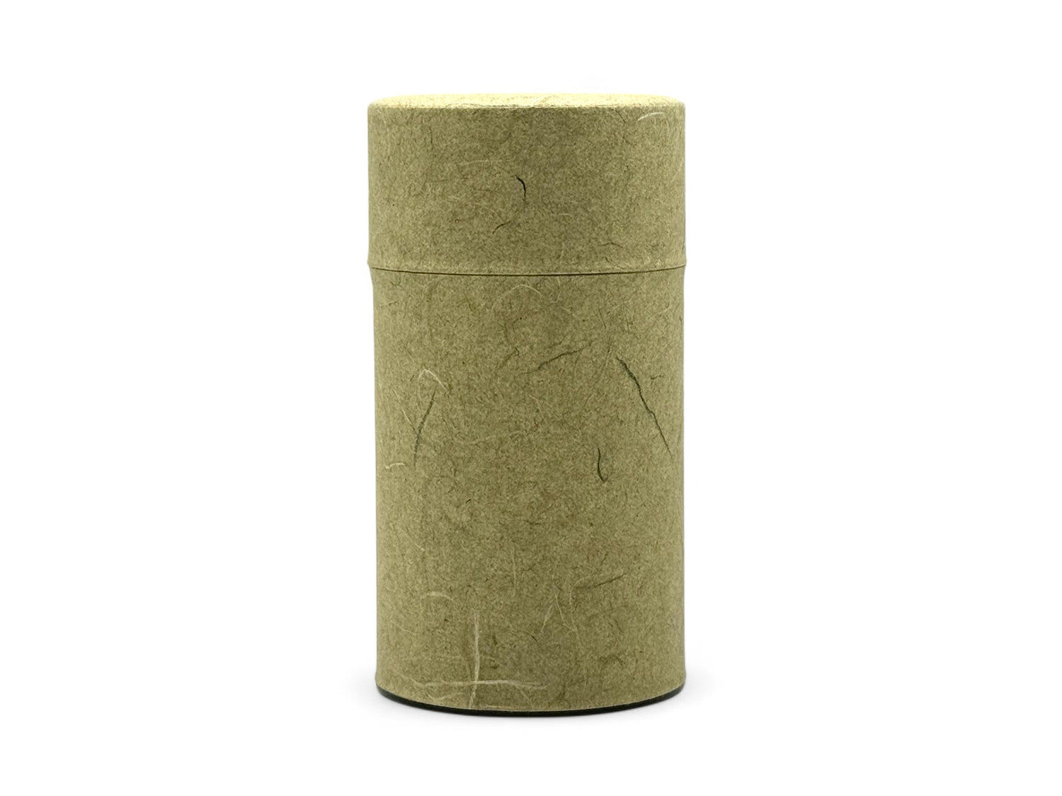 Mori Green Washi Paper Wrapped Tea Canister (L) - Japanese Chazutsu