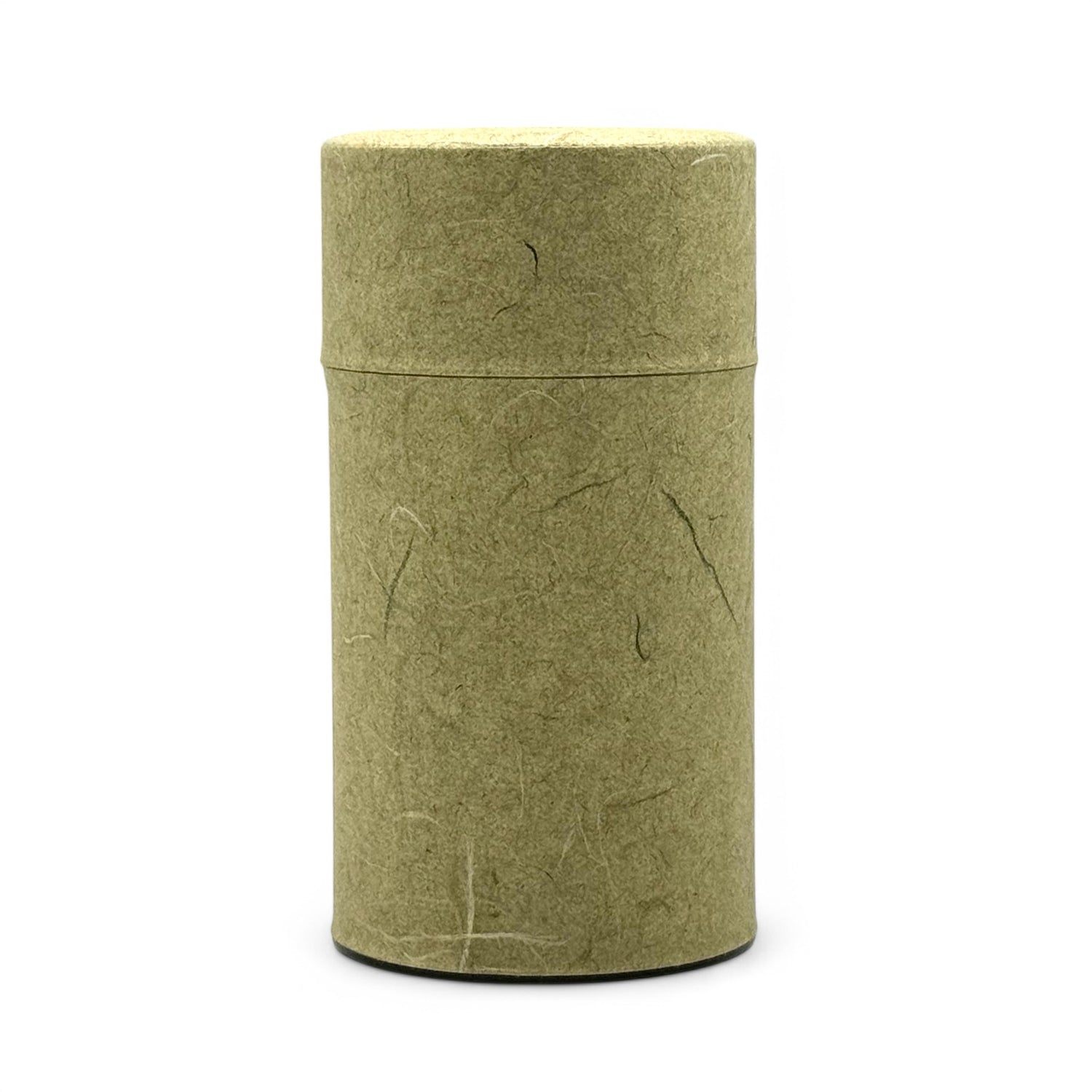 Mori Green Washi Paper Wrapped Tea Canister (L) - Japanese Chazutsu