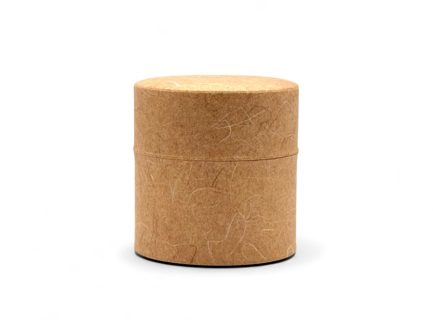 Mikan Orange Washi Paper Wrapped Tea Canister (S) - Japanese Chazutsu