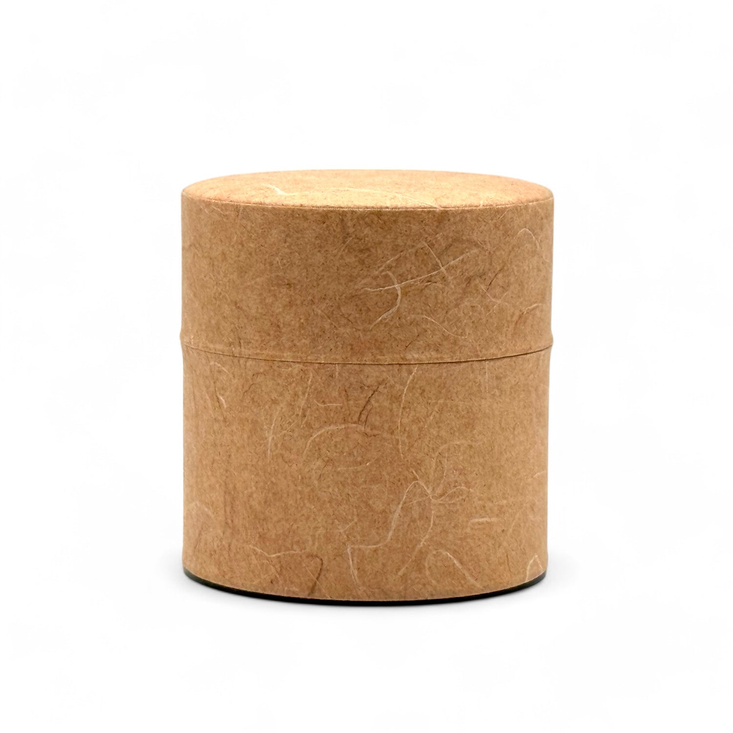 Mikan Orange Washi Paper Wrapped Tea Canister (S) - Japanese Chazutsu