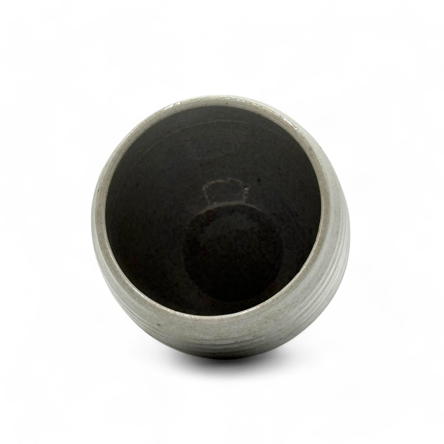 Ishin Mountain Gray Mino-yaki Yunomi - Japanese Teacup