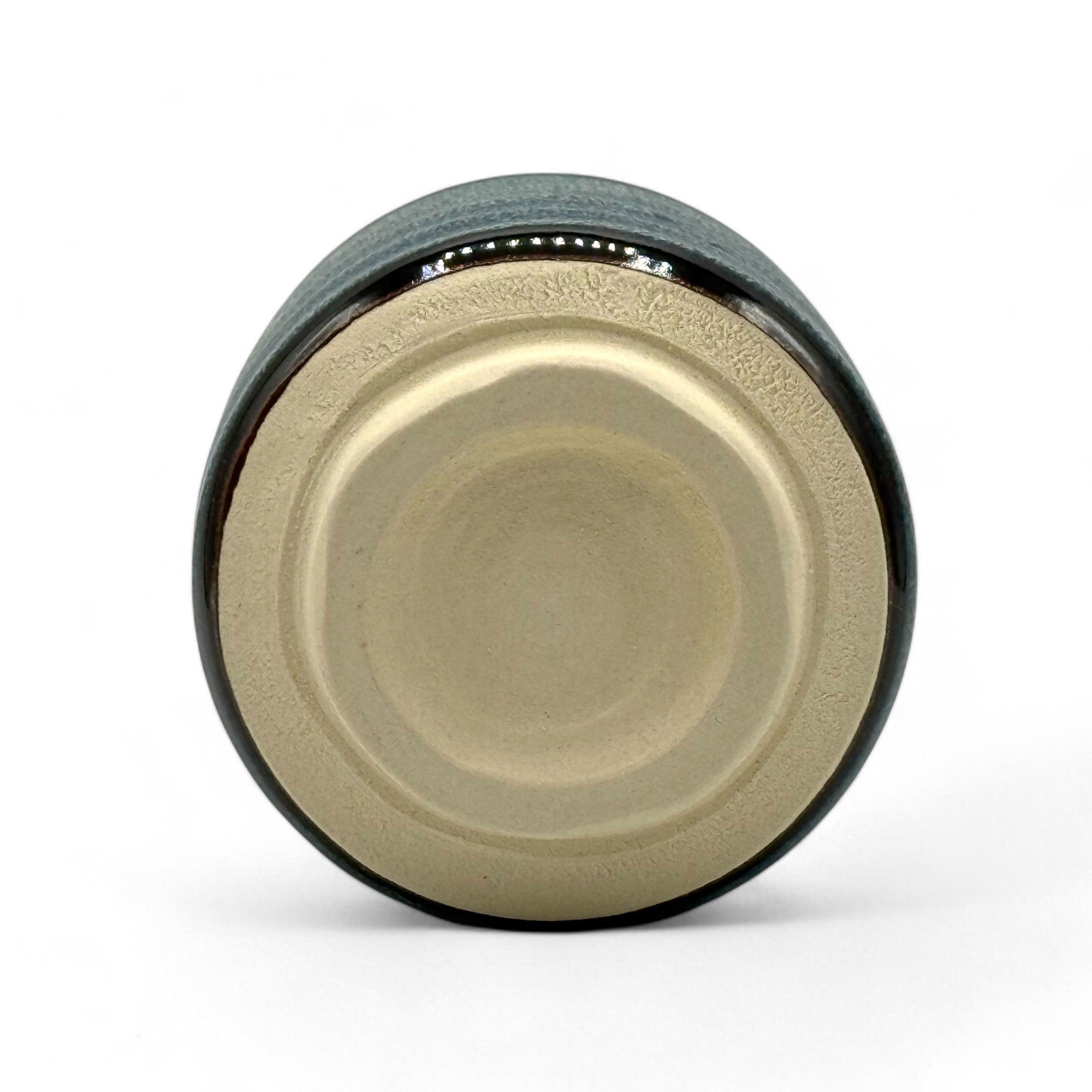 Namako Coral Blue Mino-yaki Yunomi - Japanese Teacup