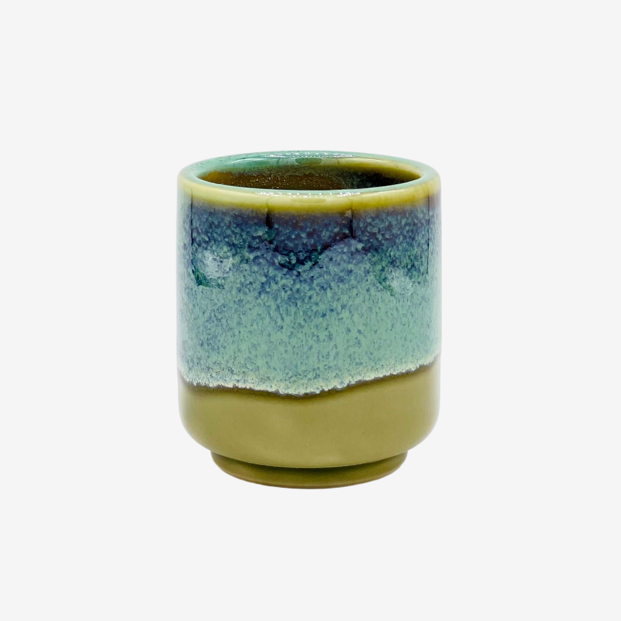 Gurīnhiwa Green Yunomi - Japanese Teacup Teaware Inoue Tea