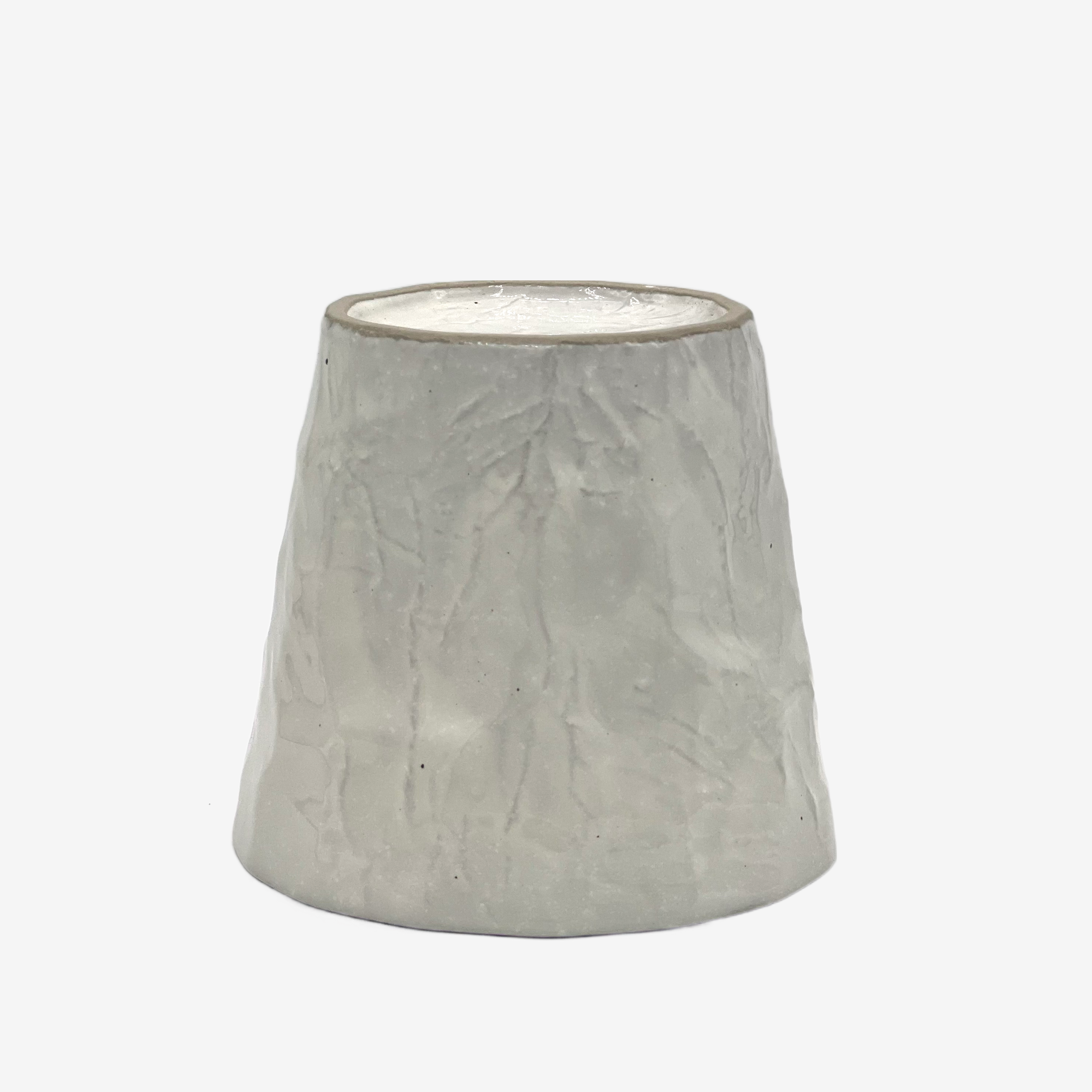 Kohiki Rock White Yunomi - Japanese Teacup Teaware Inoue Tea