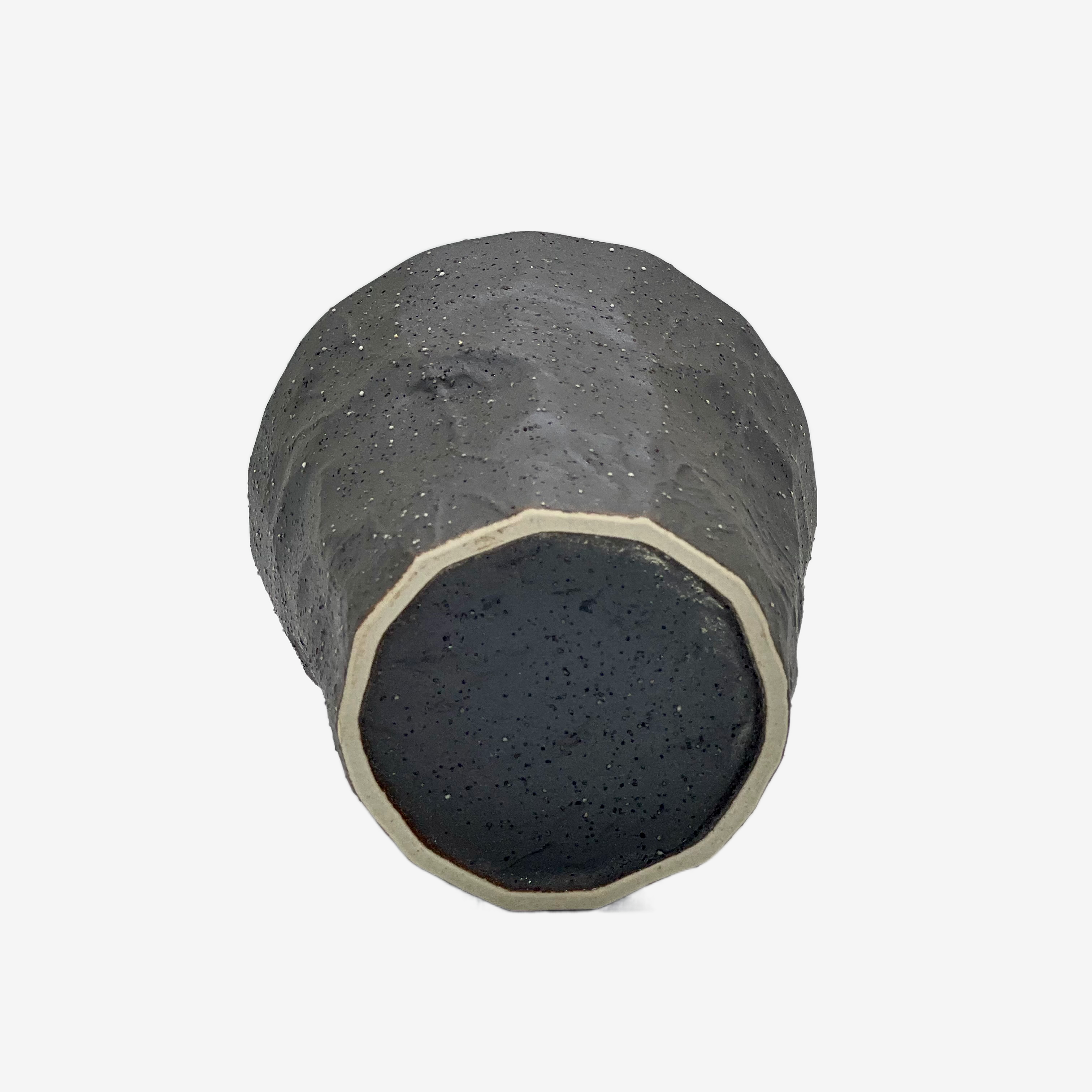 Udei Rock Brown Yunomi - Japanese Teacup Teaware Inoue Tea