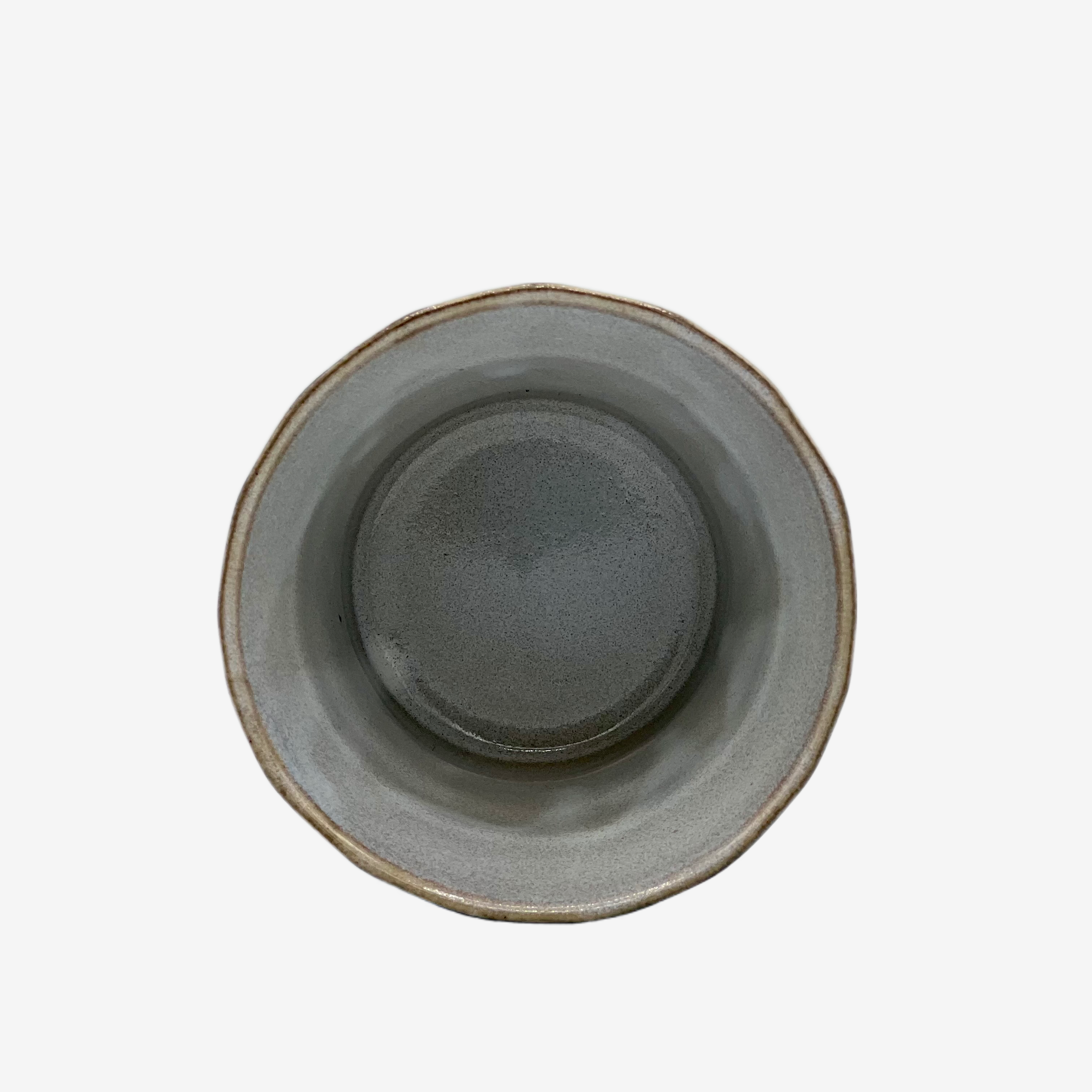 Gosu Rock Blue Yunomi - Japanese Teacup Teaware Inoue Tea