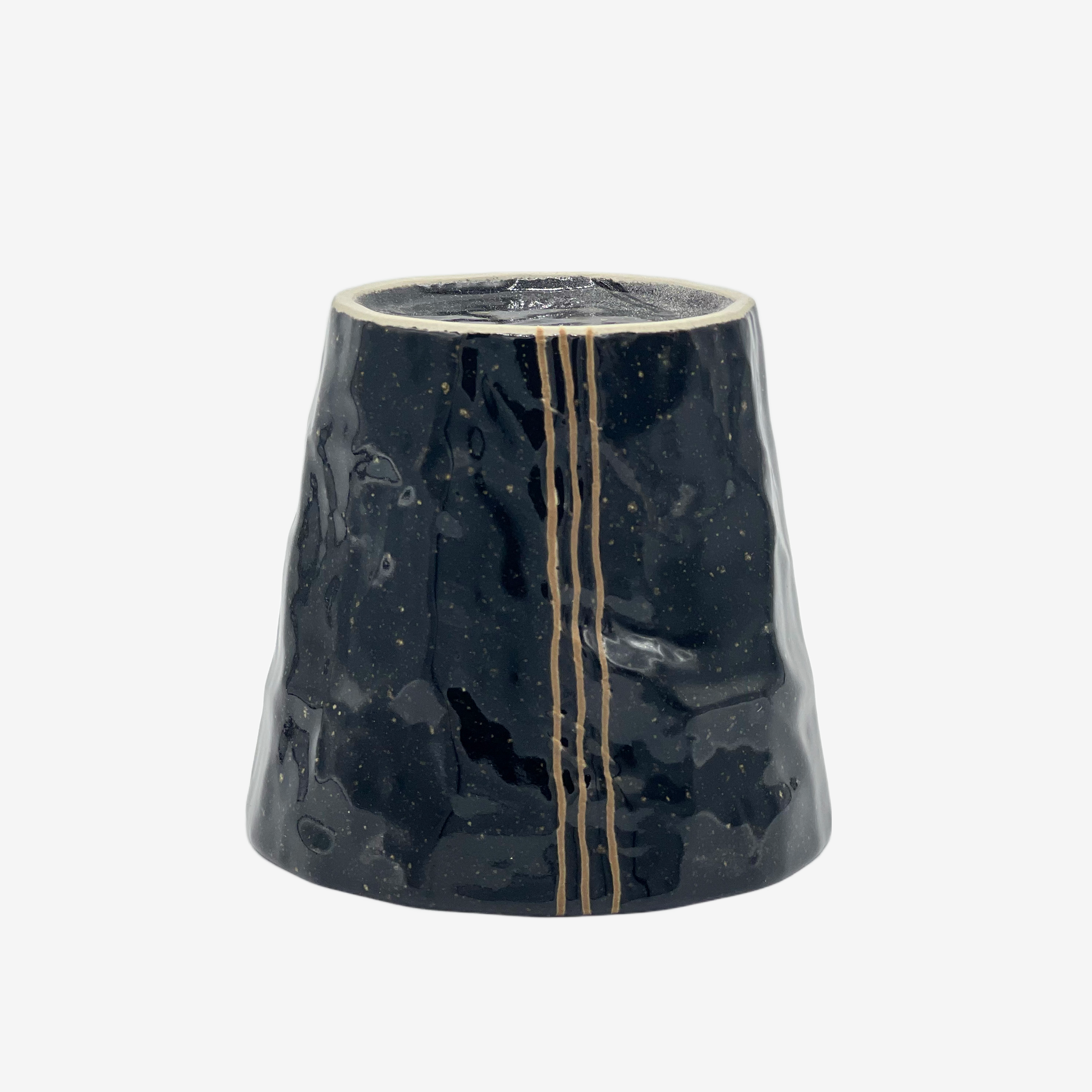Kuro Rock Black Teacup Teaware Inoue Tea