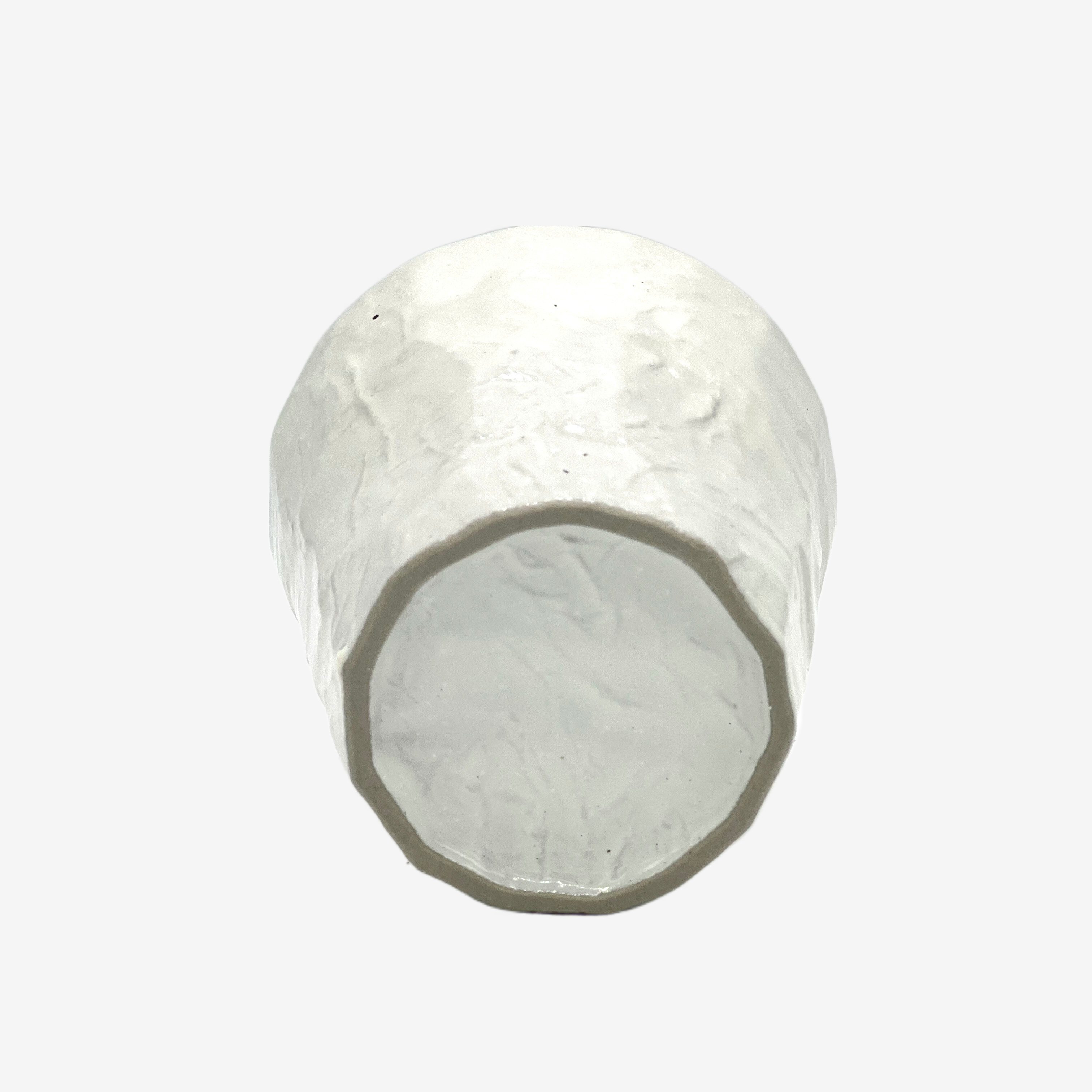 Shiro Rock White Yunomi - Japanese Teacup Teaware Inoue Tea
