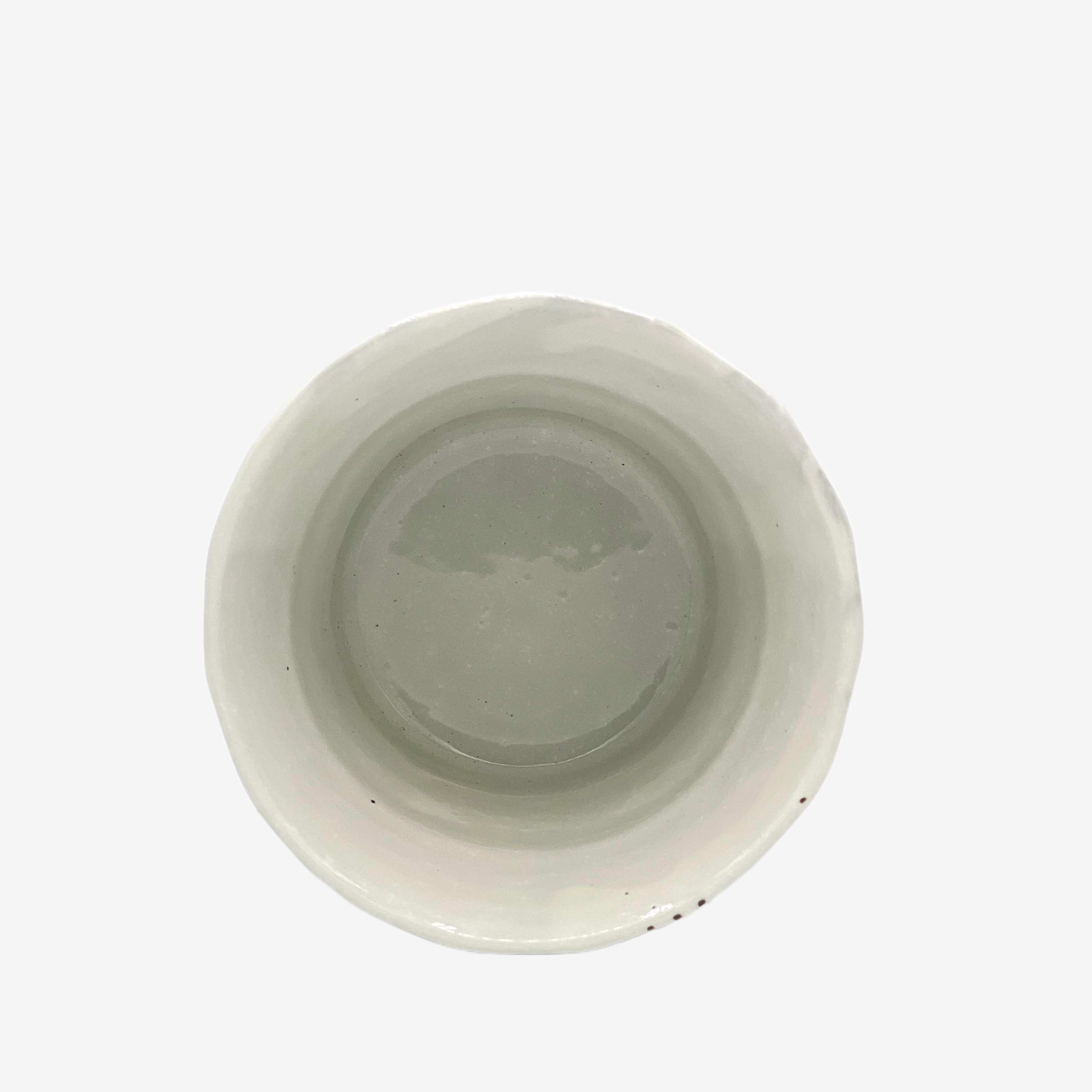 Shiro Rock White Yunomi - Japanese Teacup Teaware Inoue Tea