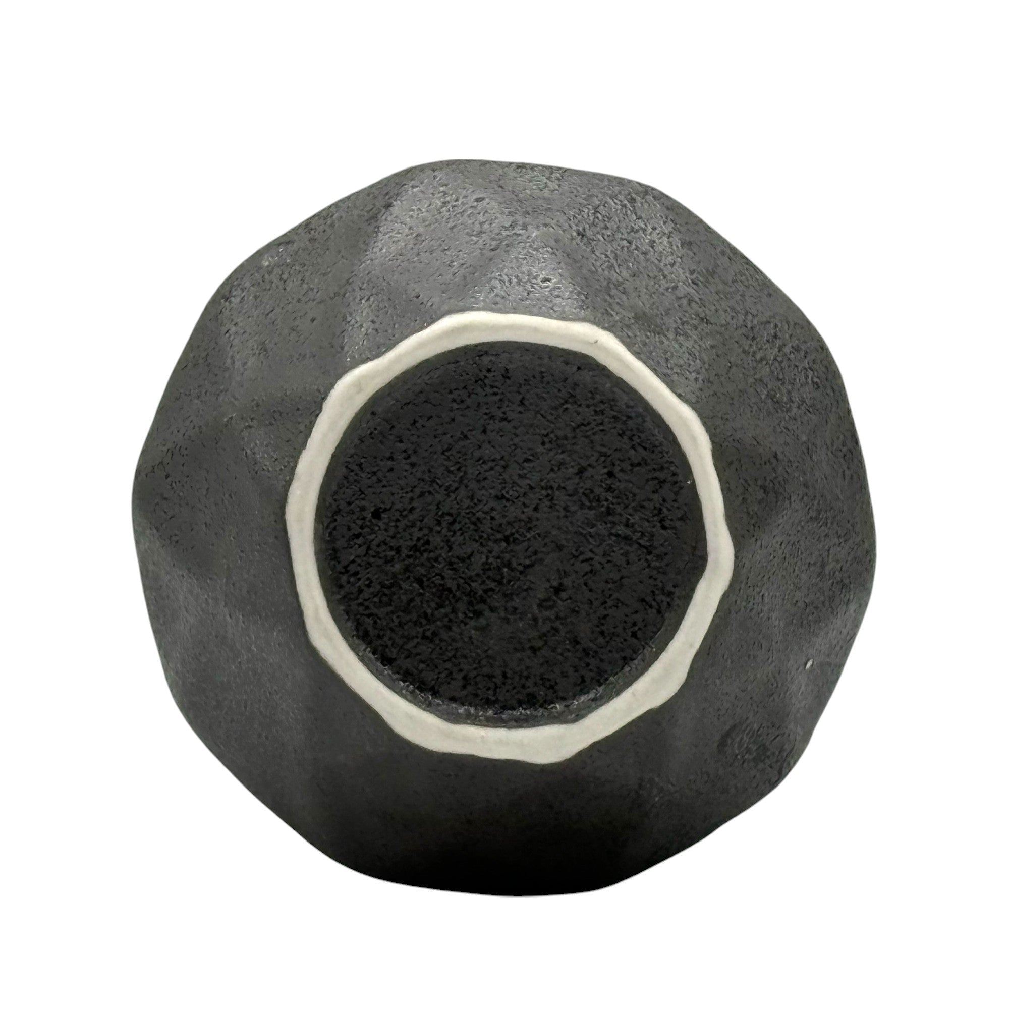 Kurobuki Ryusui Grey Green Mino-yaki Yunomi - Japanese Teacup