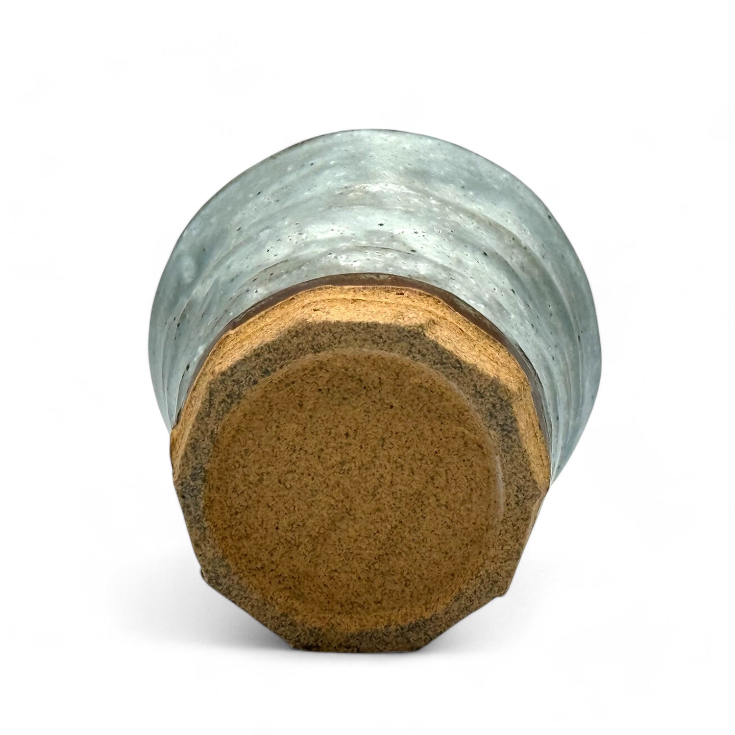 Kohiki Shiro Gray Mino-yaki Yunomi - Japanese Teacup