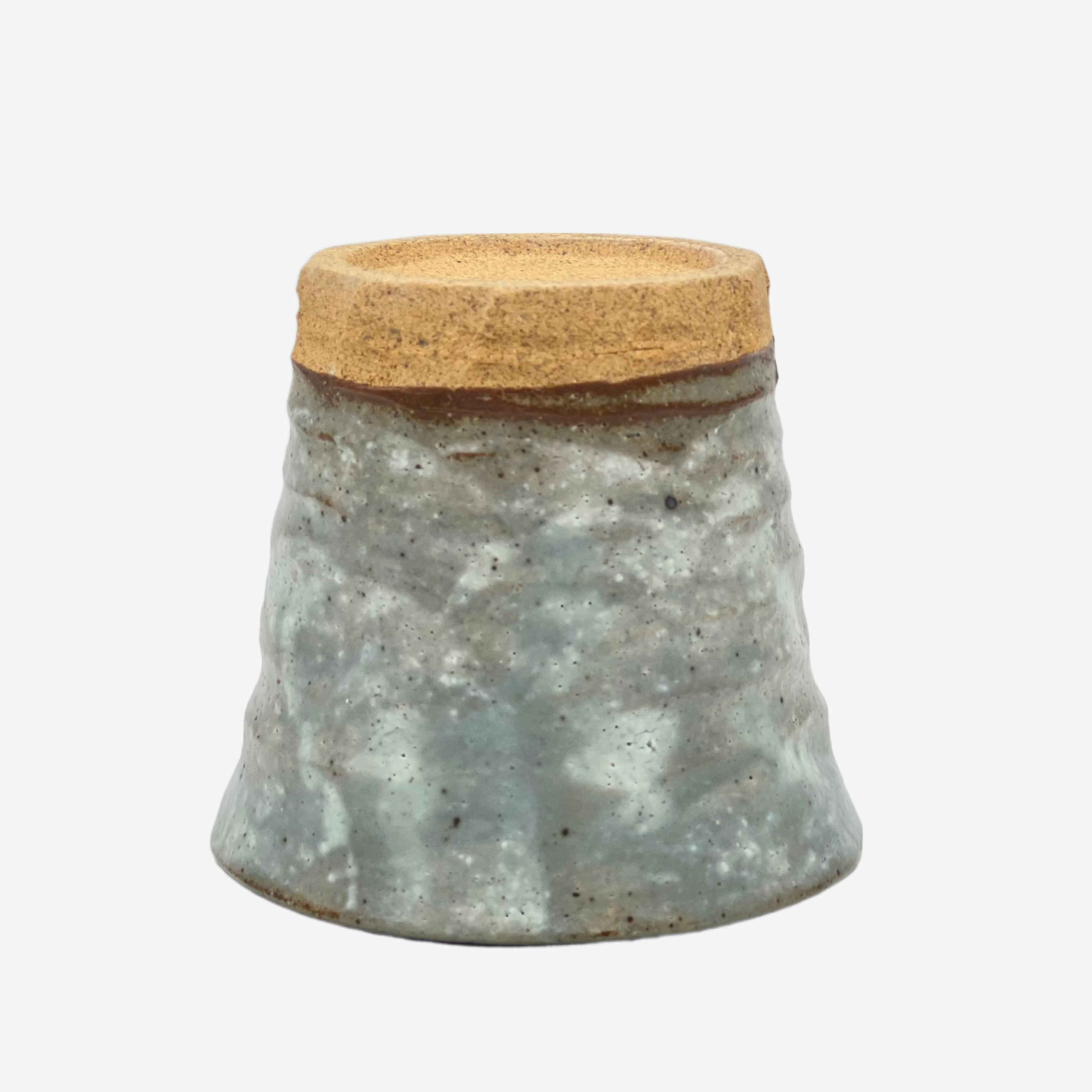 Kohiki Shiro Gray Yunomi - Japanese Teacup Teaware Inoue Tea